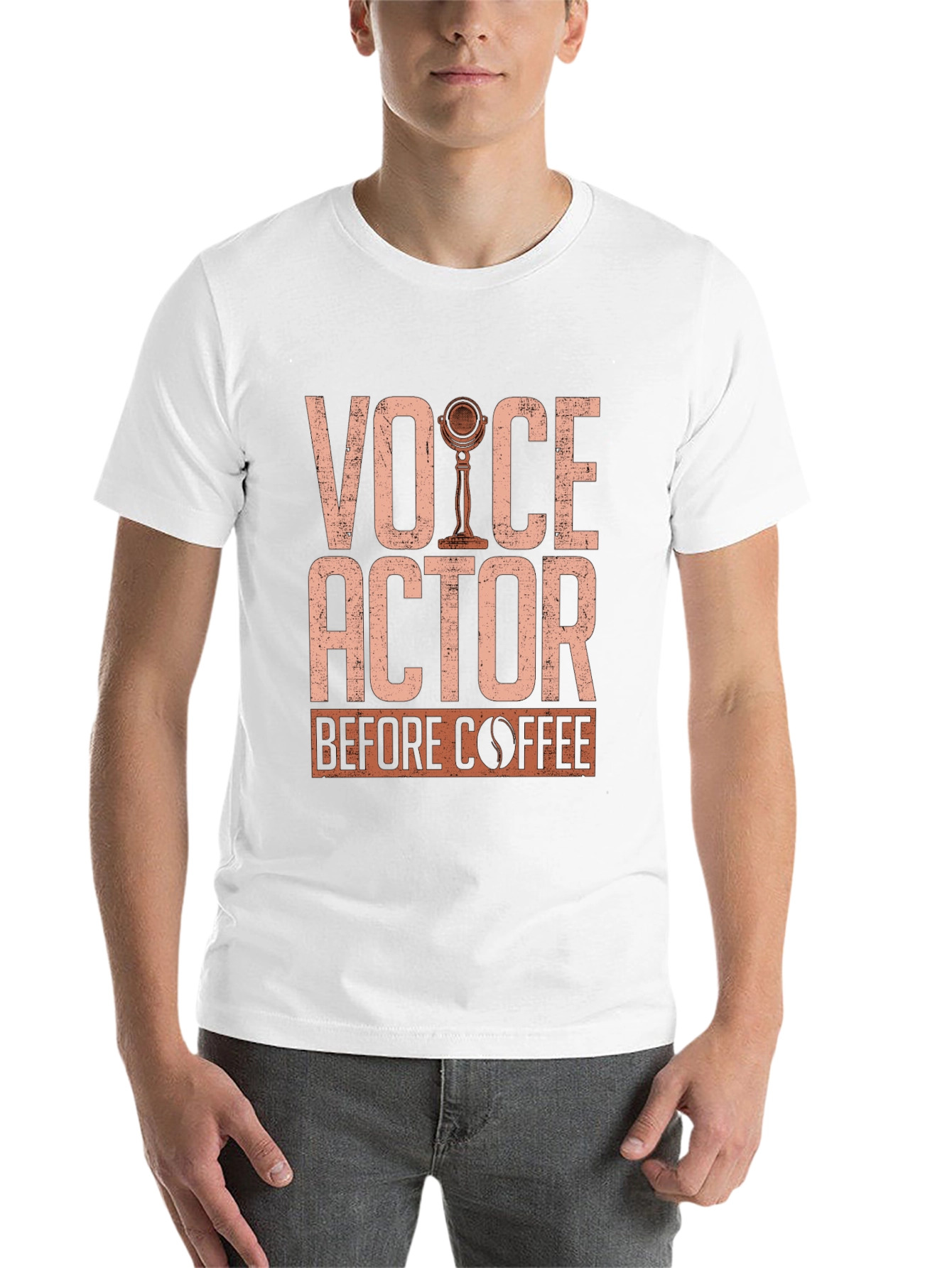 Voice Actor Before Coffee T-Shirt - 14