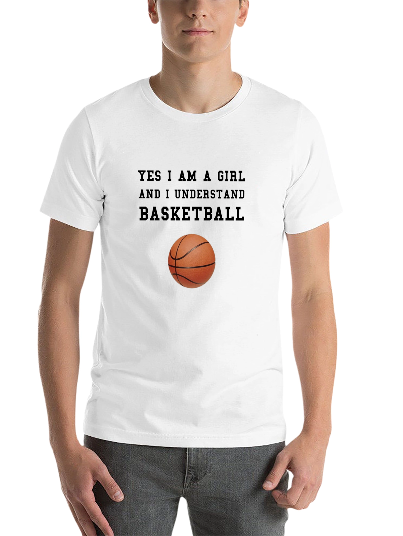 Black Basketball Girl T-Shirt: Understand the Game! view 14