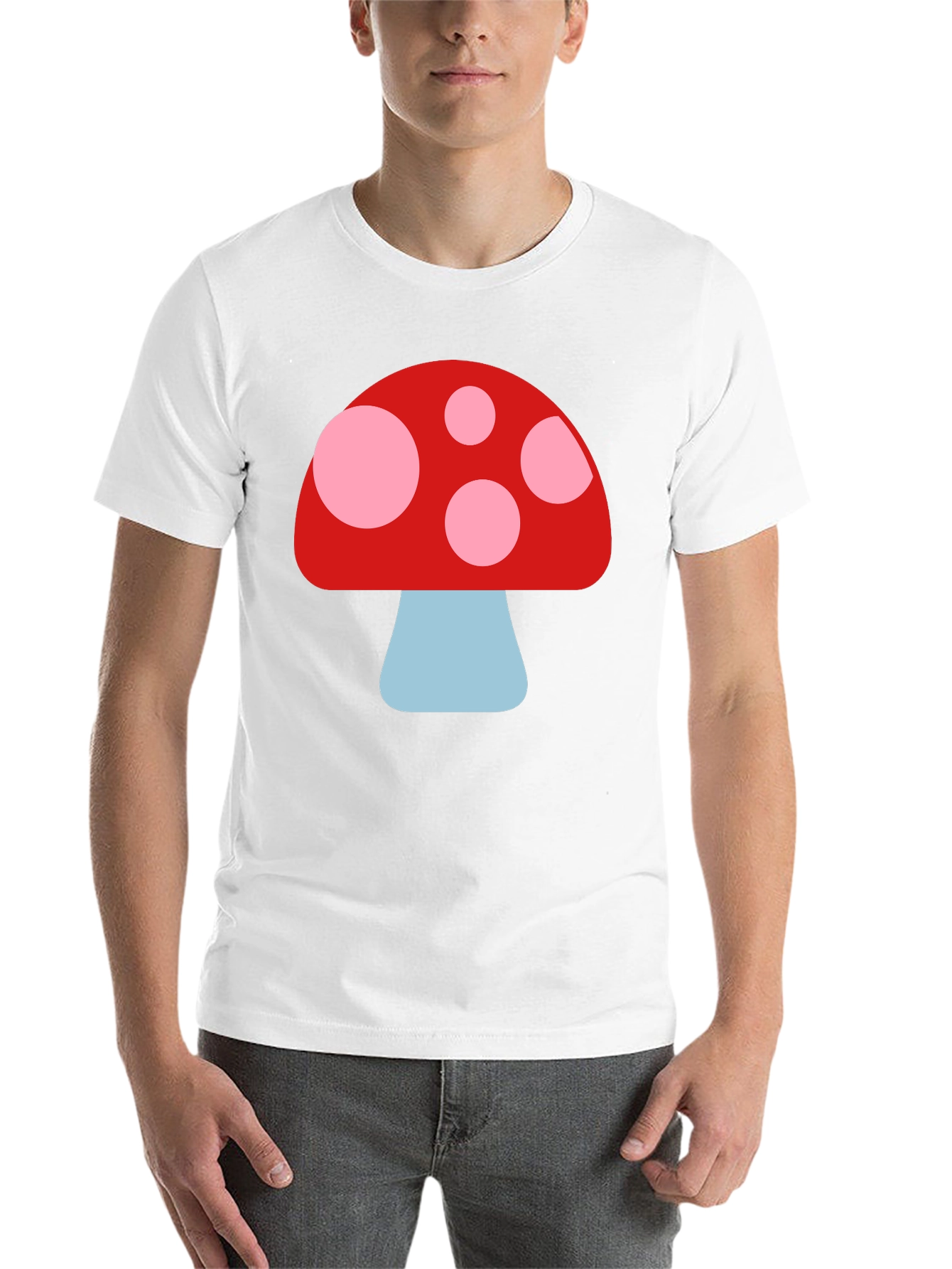 Black Mushroom Graphic Tee - Fun, Unique Design view 14