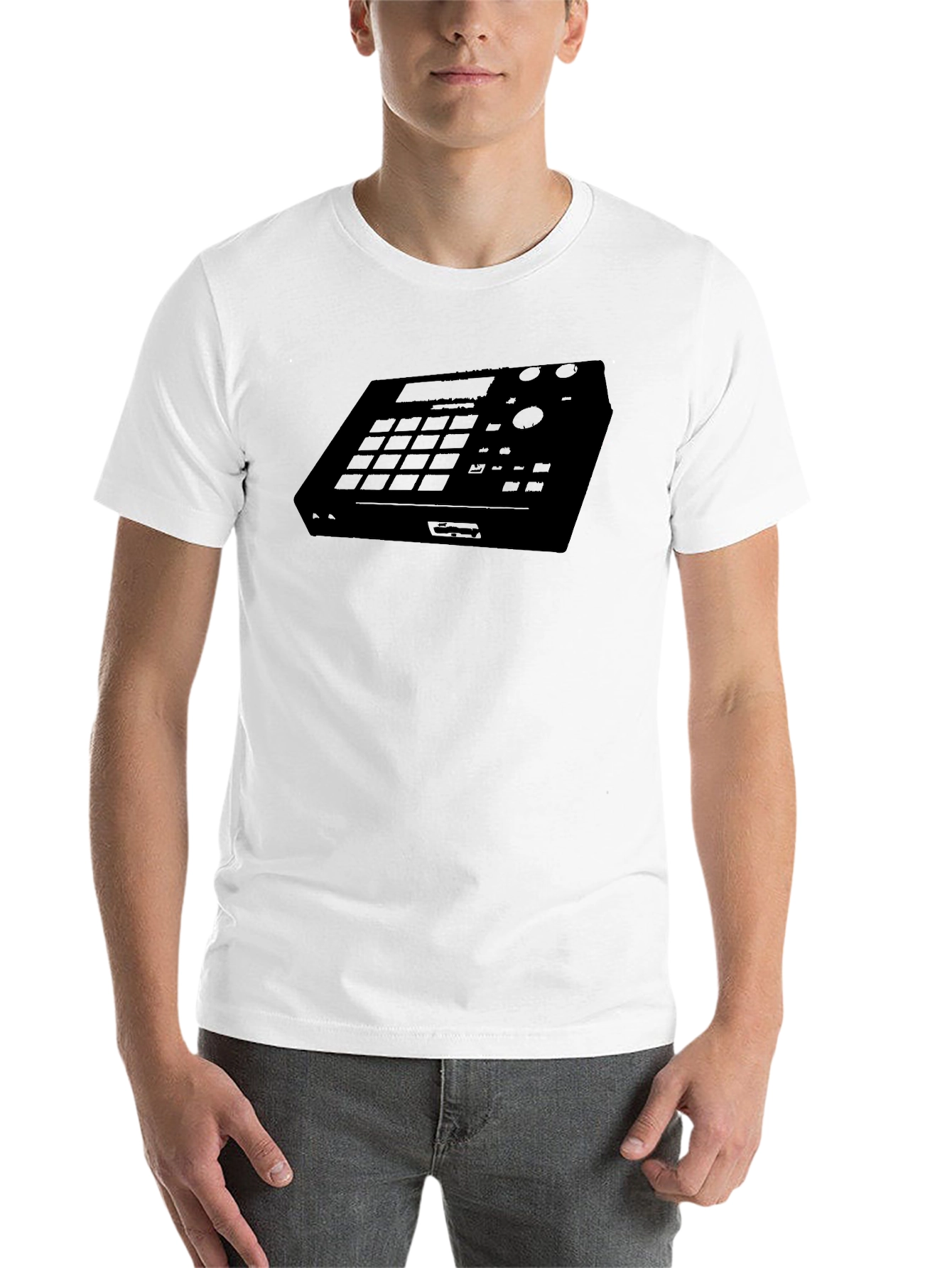 Black MPC Music Producer T-Shirt view 14