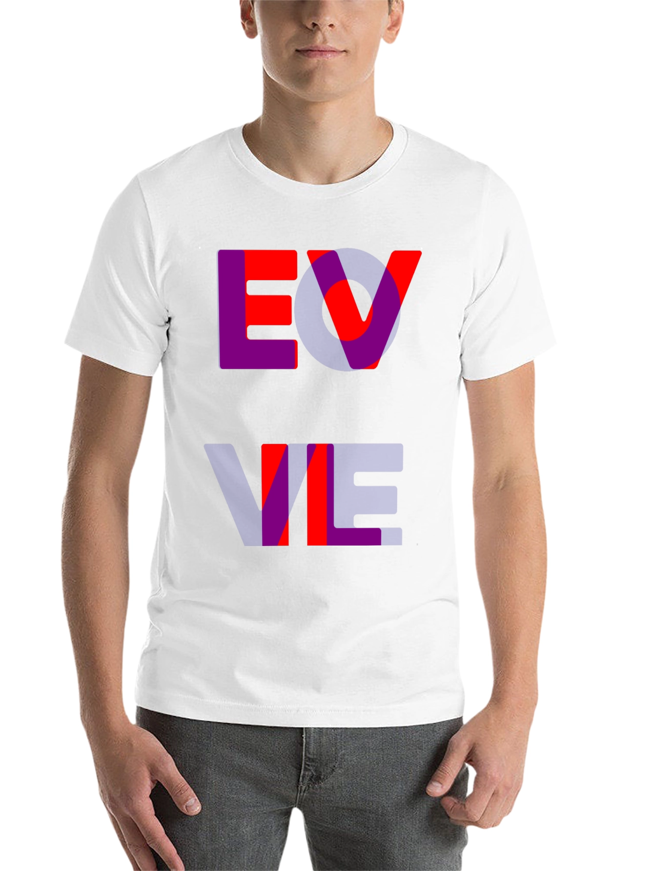 Black Bold Graphic Tee - Evil Design view 14