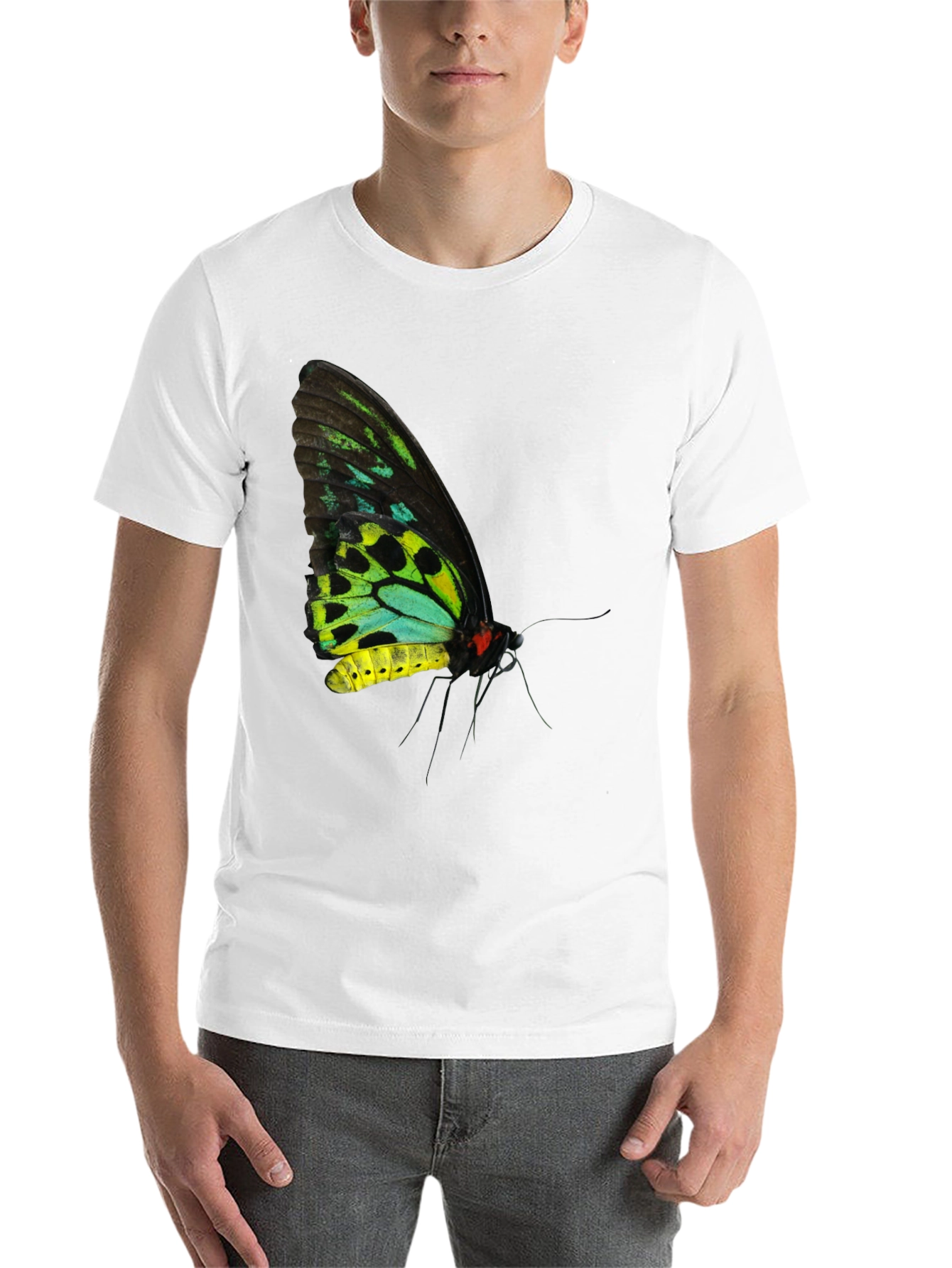 Black Butterfly Graphic Black T-Shirt view 14