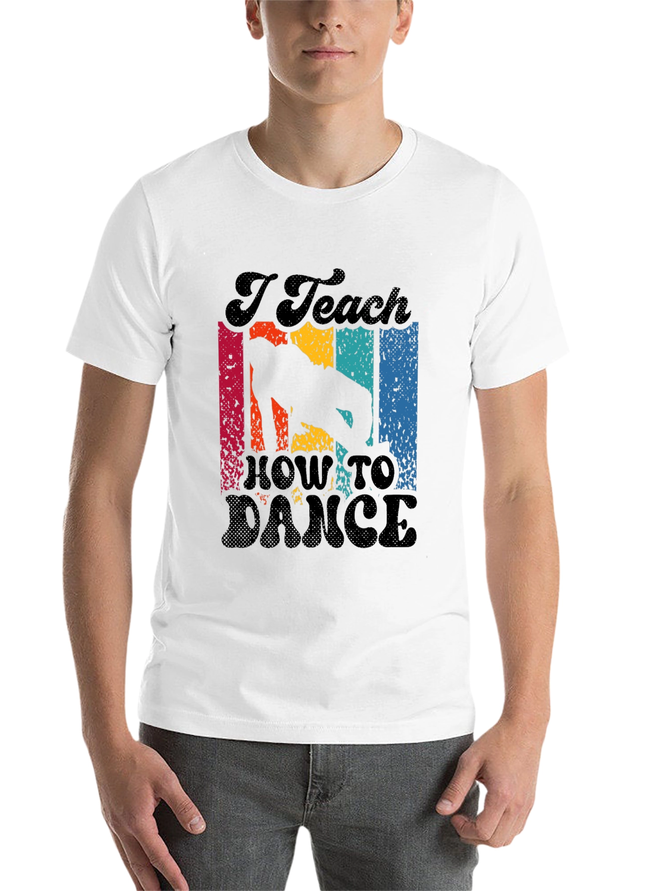 Black I Teach How To Dance Retro T-Shirt view 14