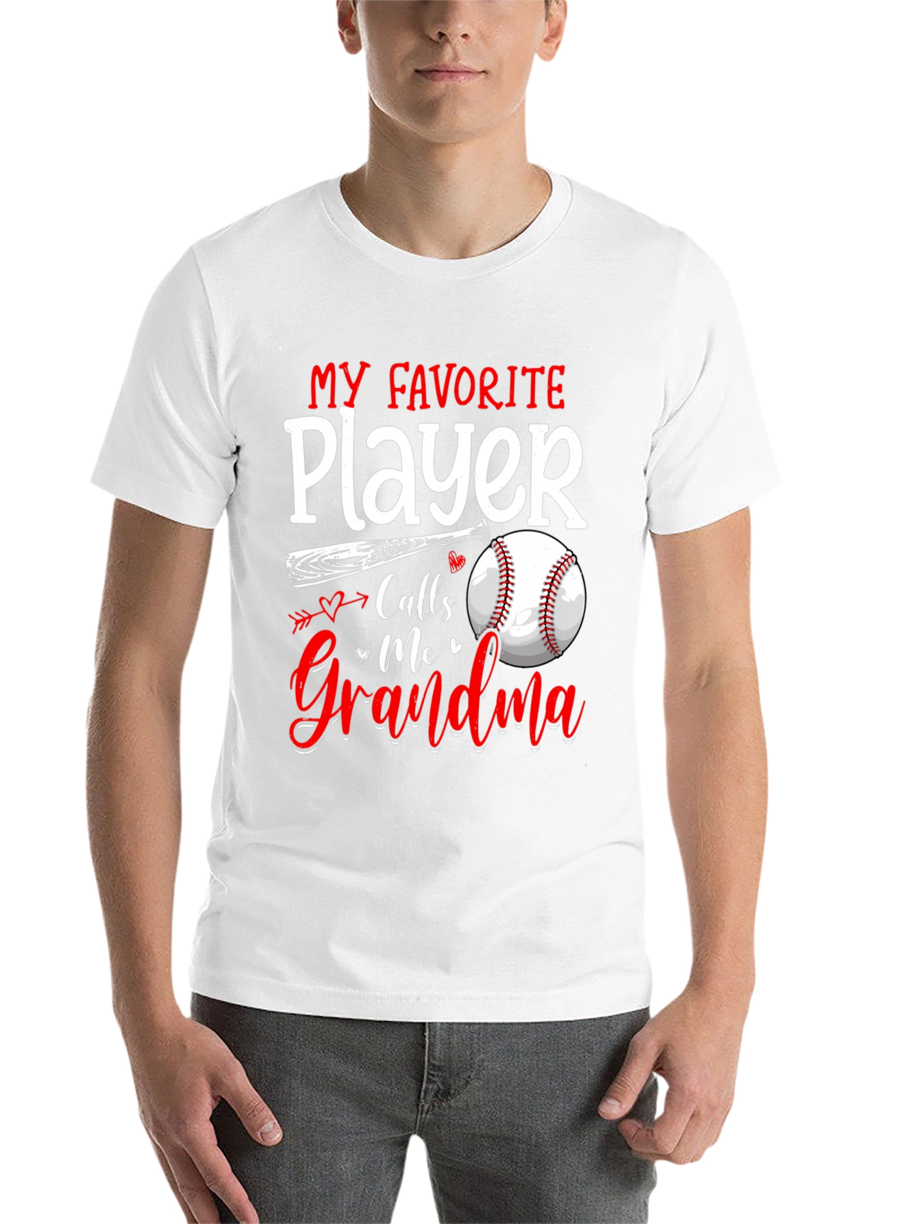 Black Grandma's Favorite Baseball Player T-Shirt view 14