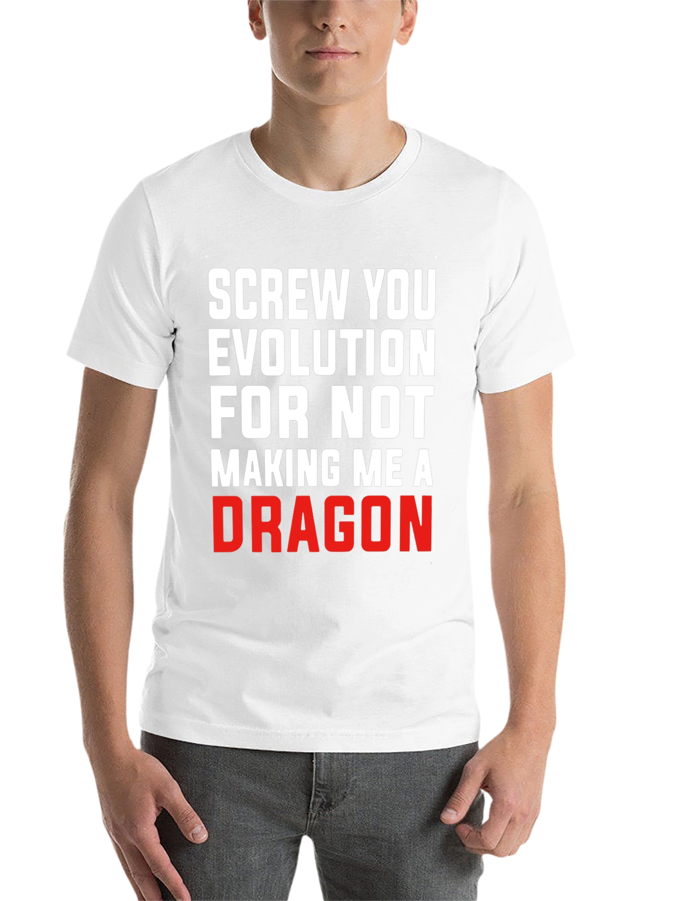 Black Funny Evolution Dragon T-Shirt view 14