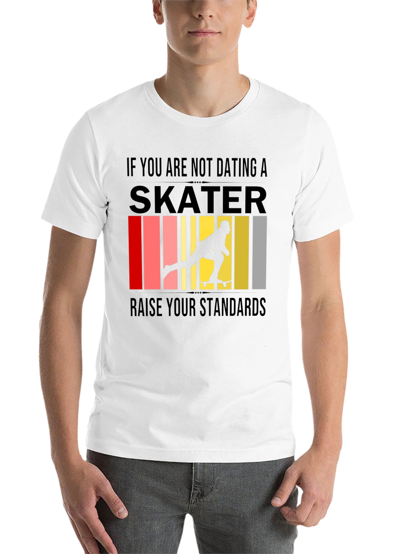 Black Skater Graphic T-Shirt - Raise Your Standards view 14