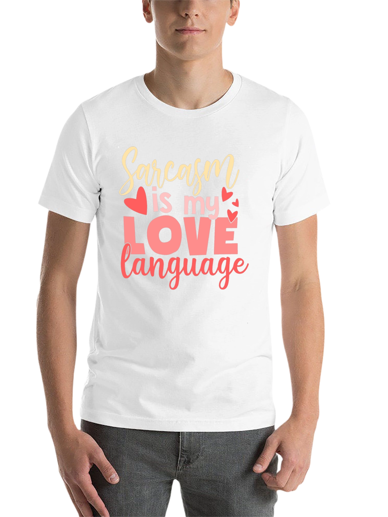 Black Sarcasm is My Love Language Graphic T-Shirt view 14
