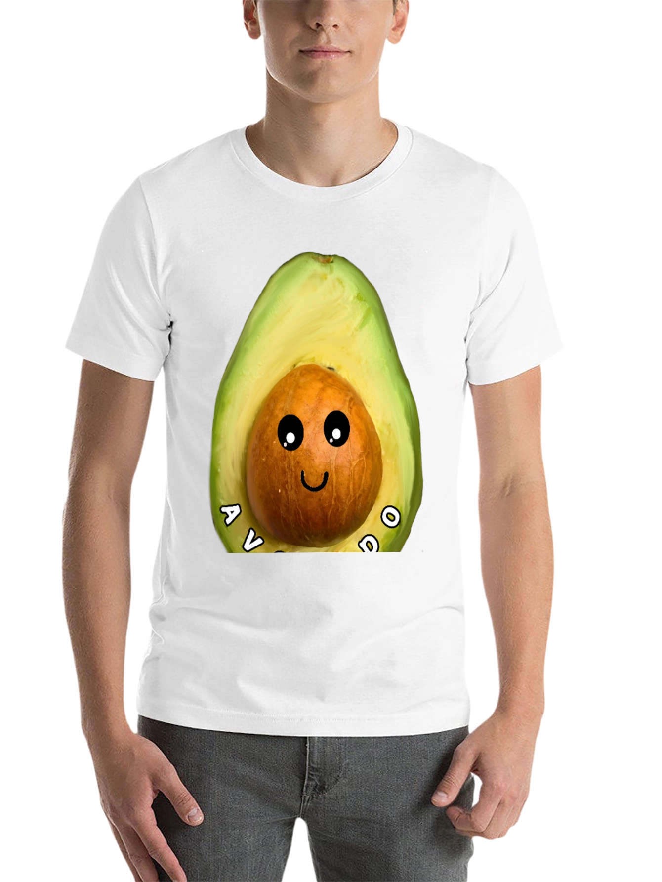 Black Avocado Graphic Tee - Cute Fruit Humor Shirt view 14