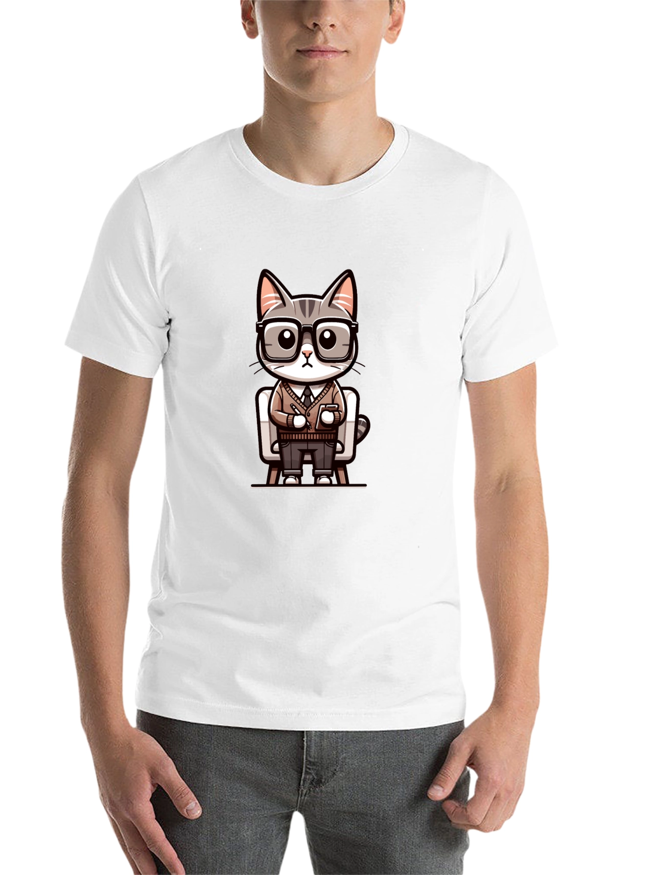 Professor Cat T-Shirt - Stylish & Unique Design - 14