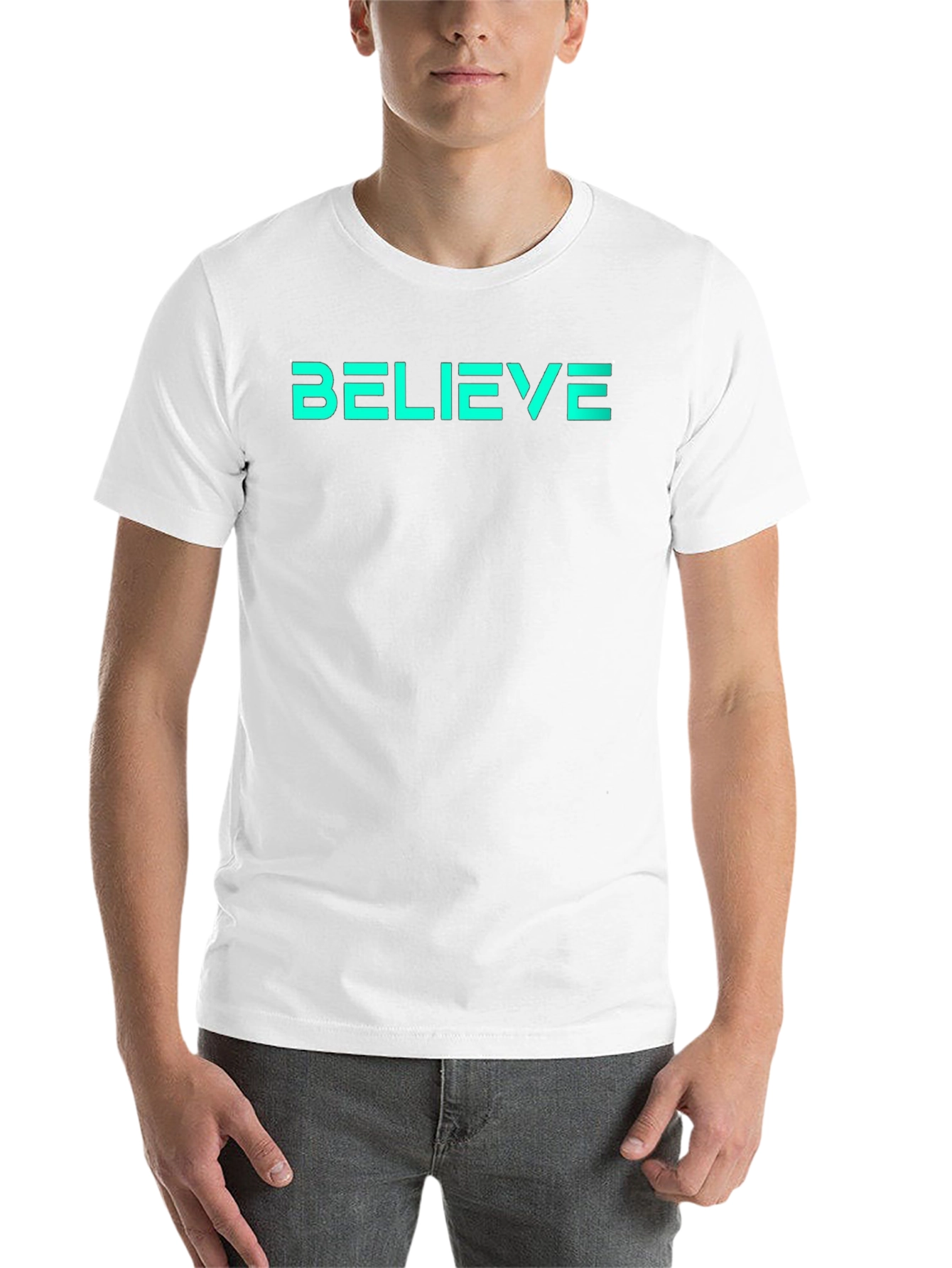 Black Believe Graphic Tee - Casual Comfort view 14