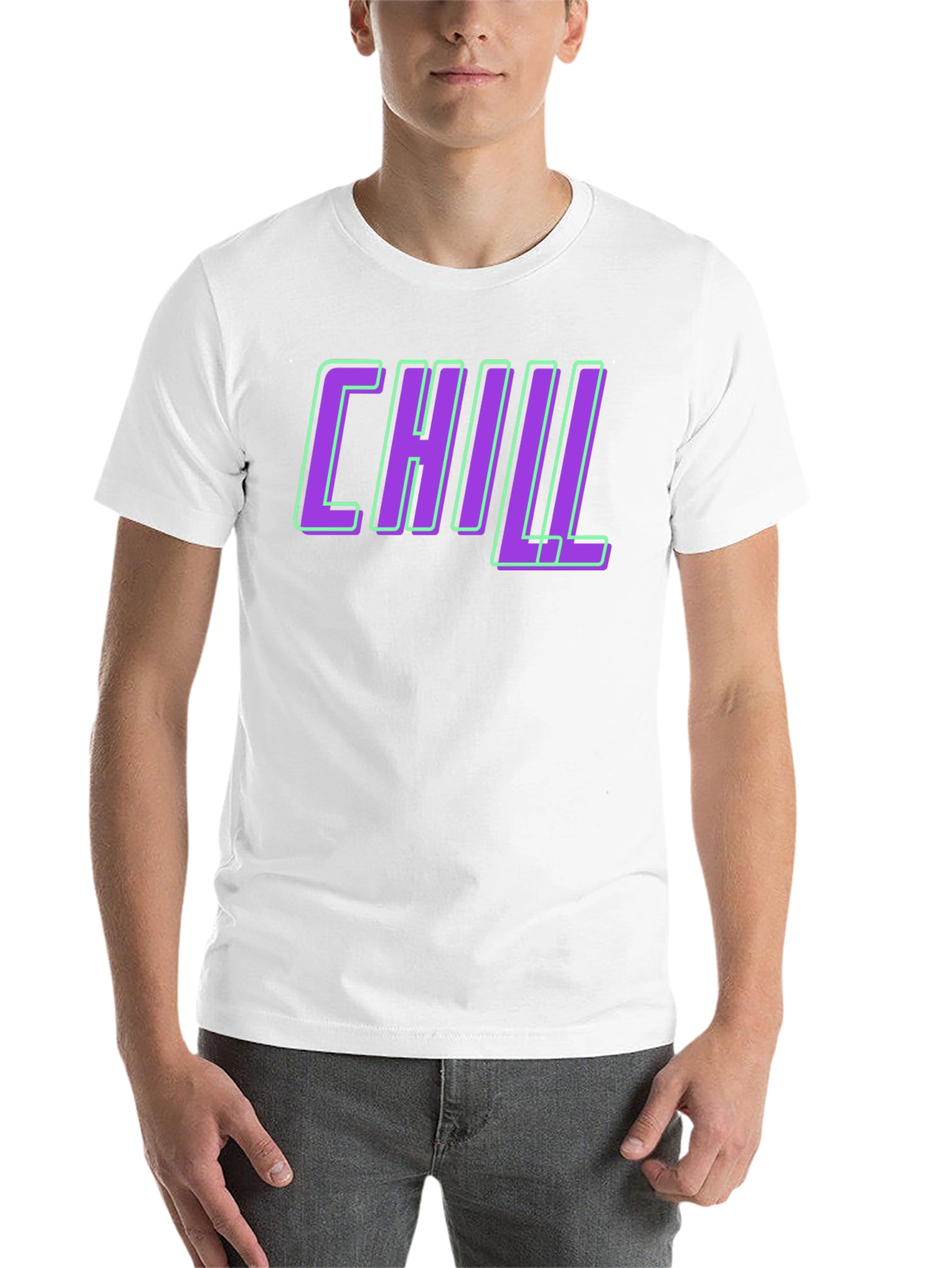 Black Chill Graphic Tee - Casual Comfort view 14