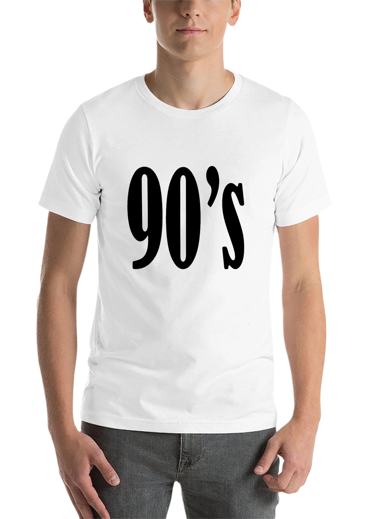 Black 90's Throwback Graphic Tee - Vintage Style view 14