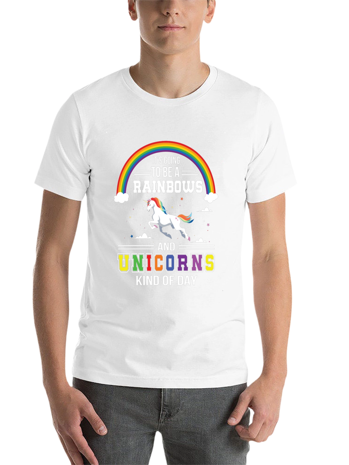 Black Rainbows & Unicorns T-Shirt: Magical Kind of Day! view 14