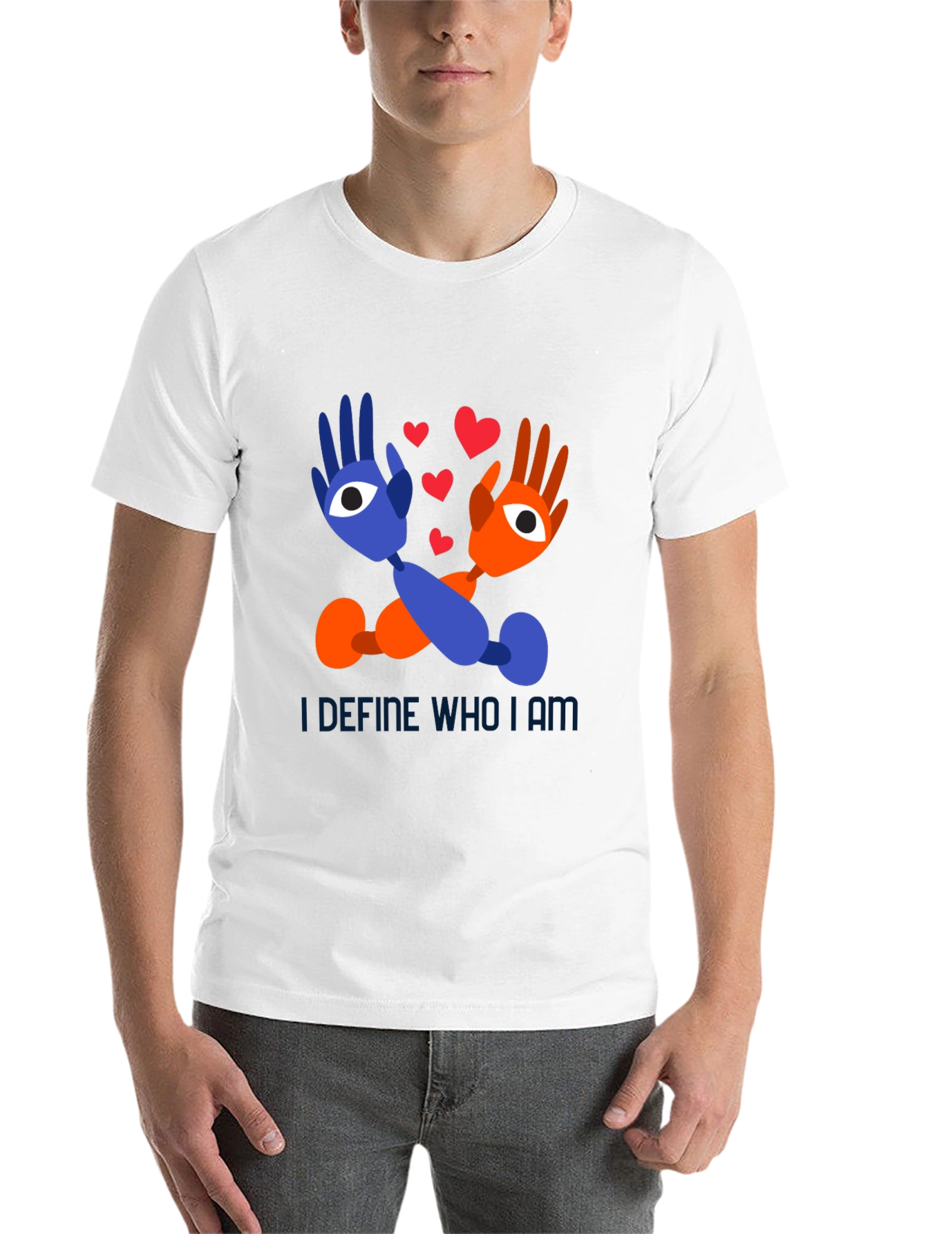 Black I Define Who I Am Graphic Tee view 14