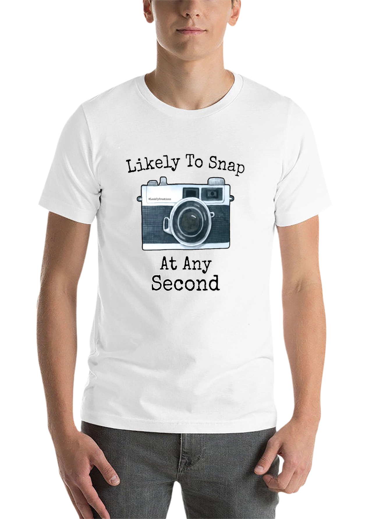 Black Likely To Snap At Any Second T-Shirt Camera Photographer Gift view 14