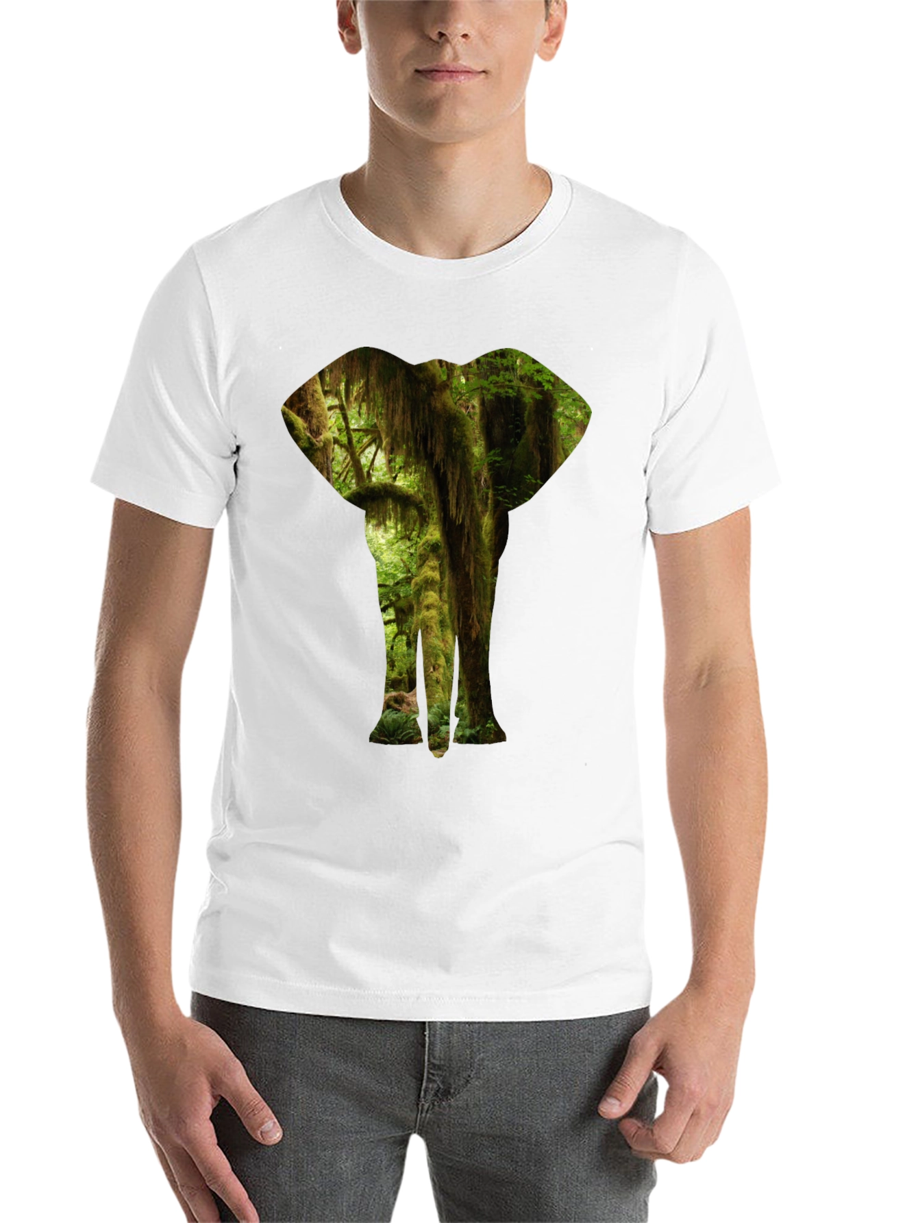 Jungle Elephant Graphic Tee - 14