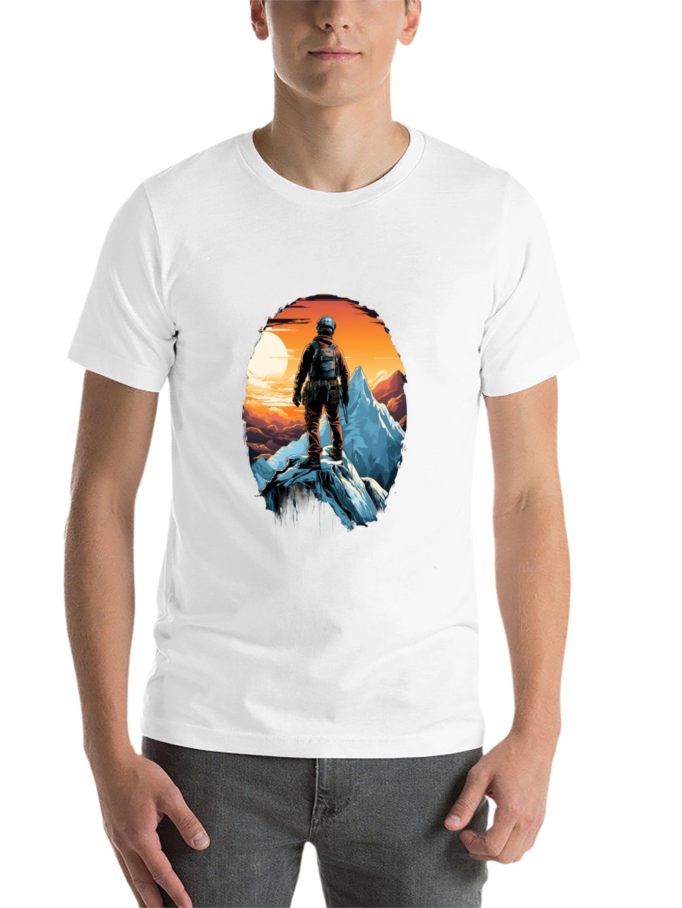 Black Mountain Climber Graphic Tee - Adventure Awaits! view 14