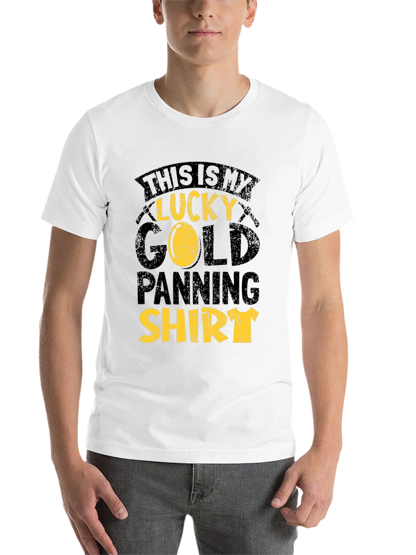 Black Lucky Gold Panning Shirt - Black Tee view 14