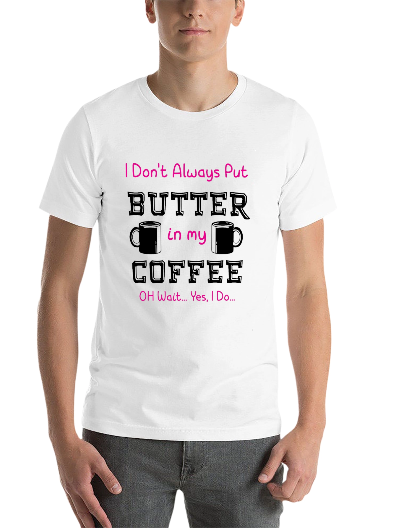 Black Butter in my Coffee Graphic T-Shirt view 14