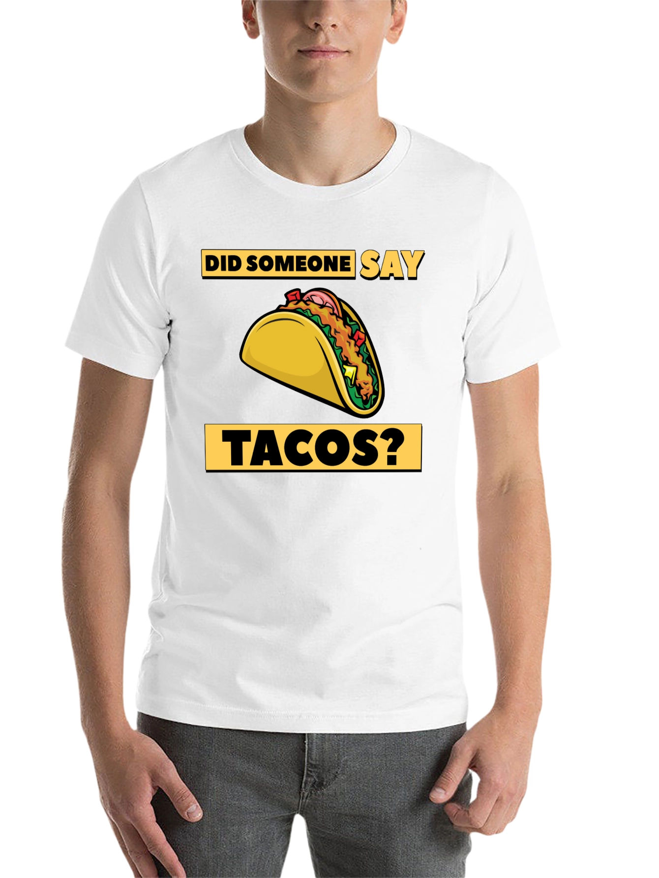 Black Tacos Graphic T-Shirt - Did Someone Say Tacos? view 14
