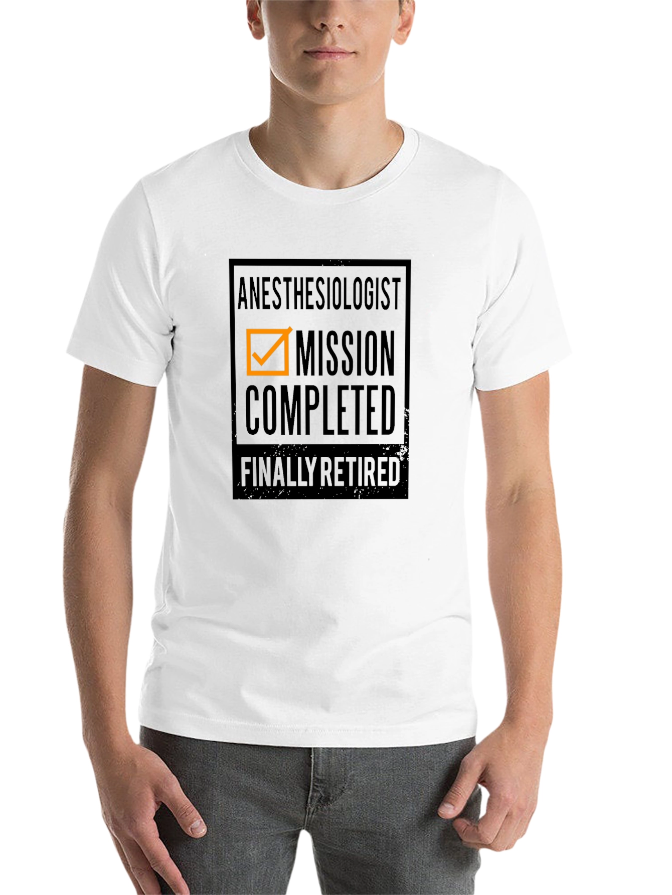 Black Anesthesiologist Mission Completed Retired T-Shirt view 14