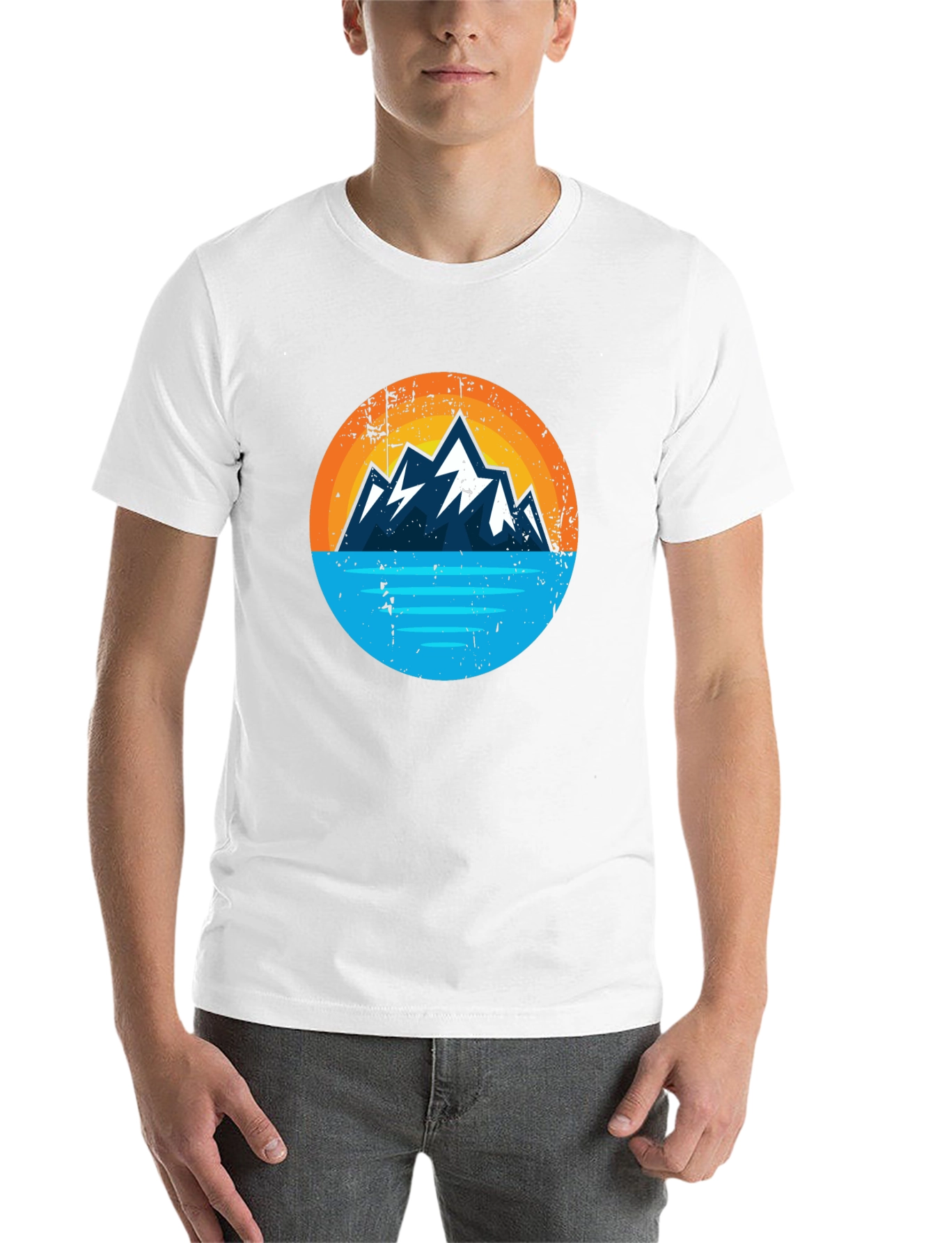 Black Mountain Lake Graphic T-Shirt - Adventure Ready view 14