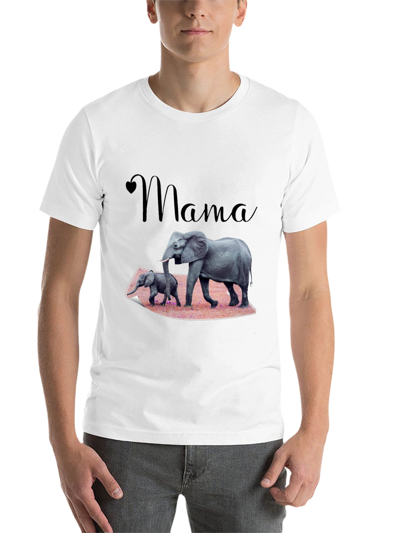 Mama Elephant T-Shirt, Family Love Tee - 14
