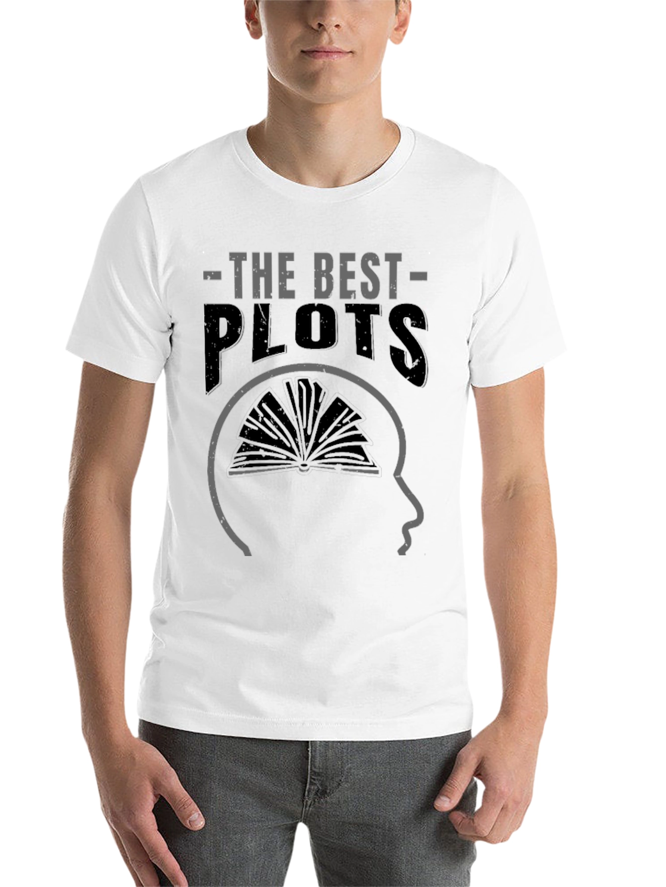 Black The Best Plots Graphic Novelty T-Shirt view 14