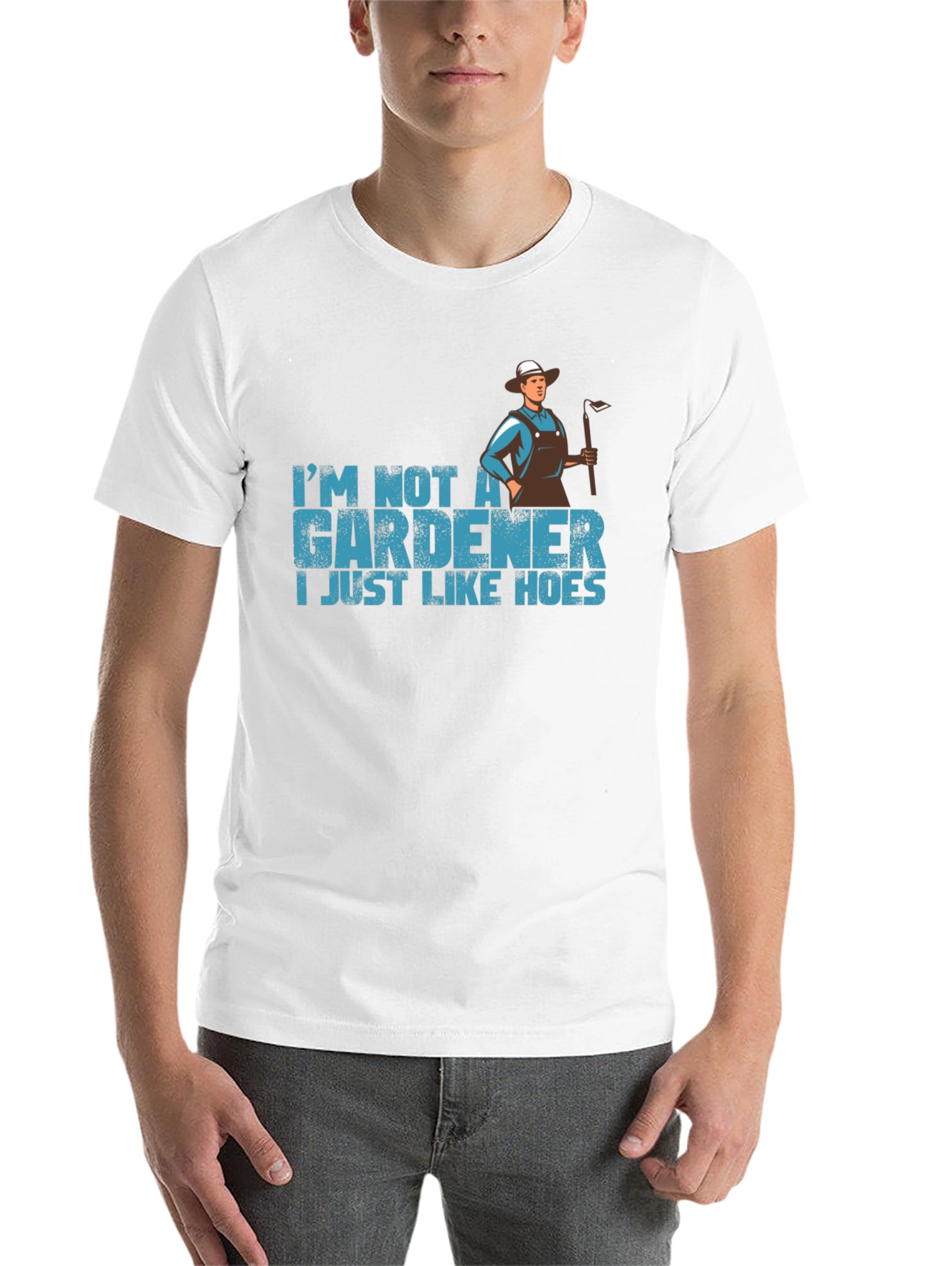 Black Funny Gardener T-Shirt - I Just Like Hoes view 14