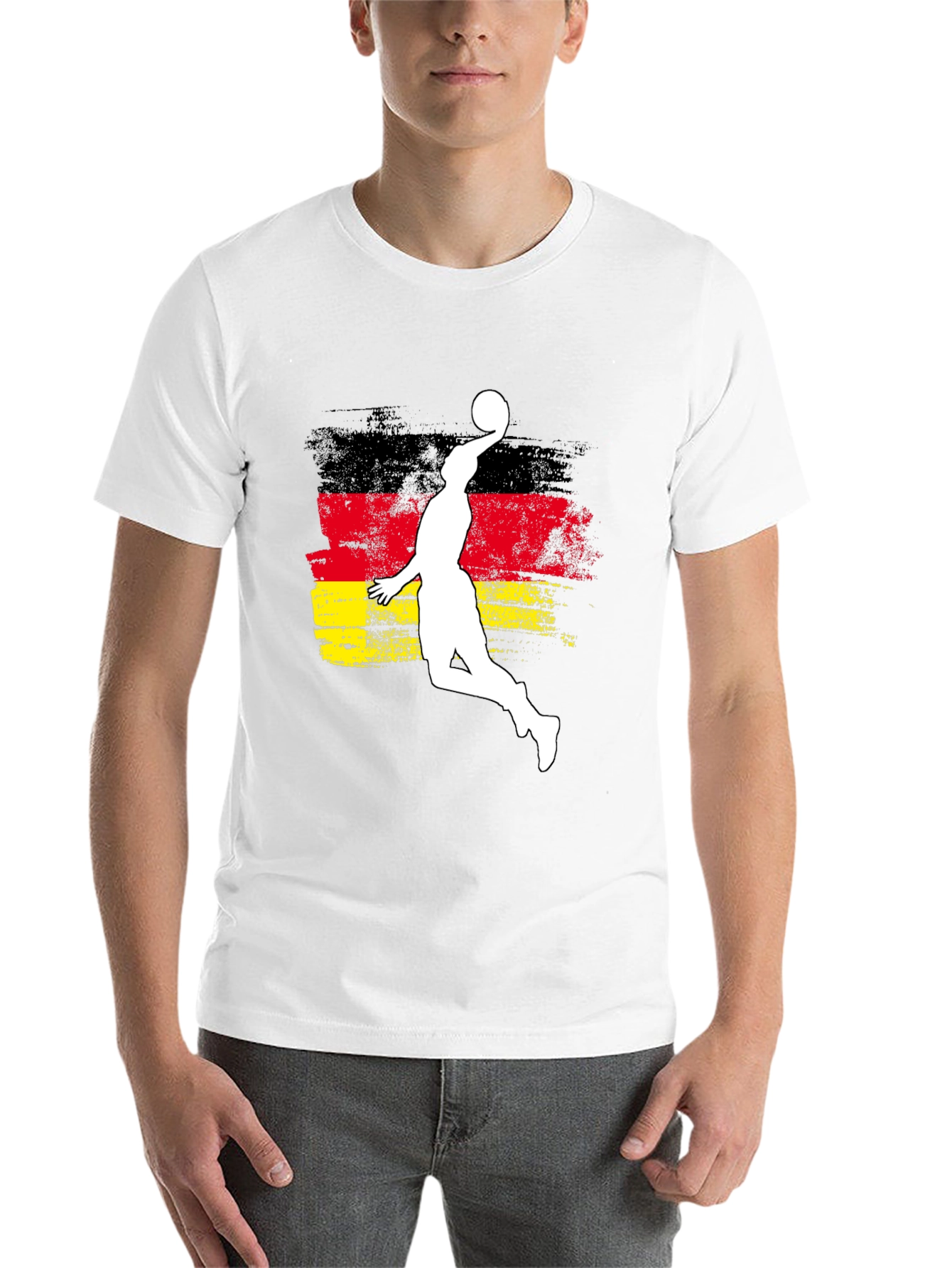 German Basketball Flag T-Shirt - 14
