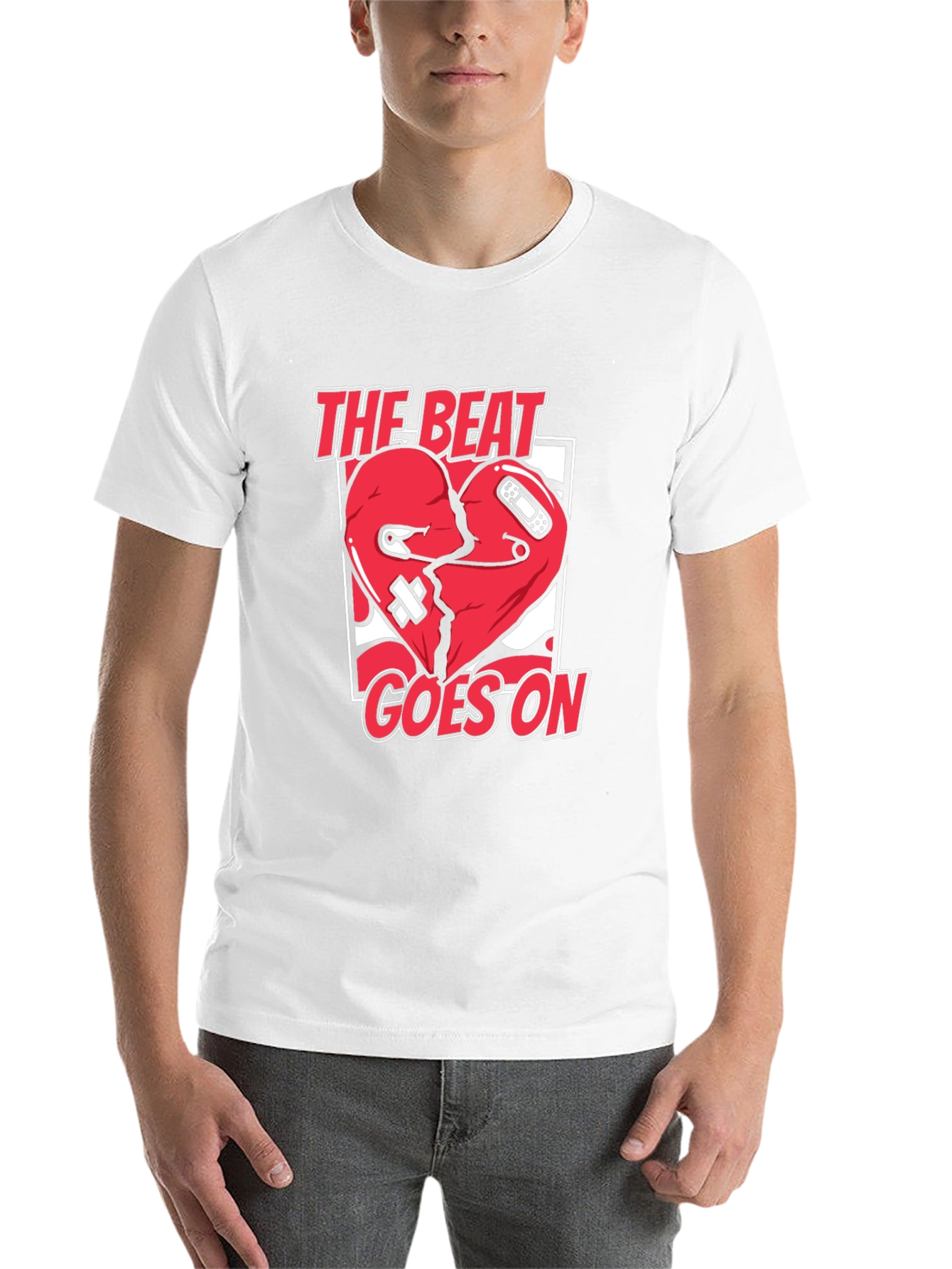 Black The Beat Goes On Graphic Tee view 14