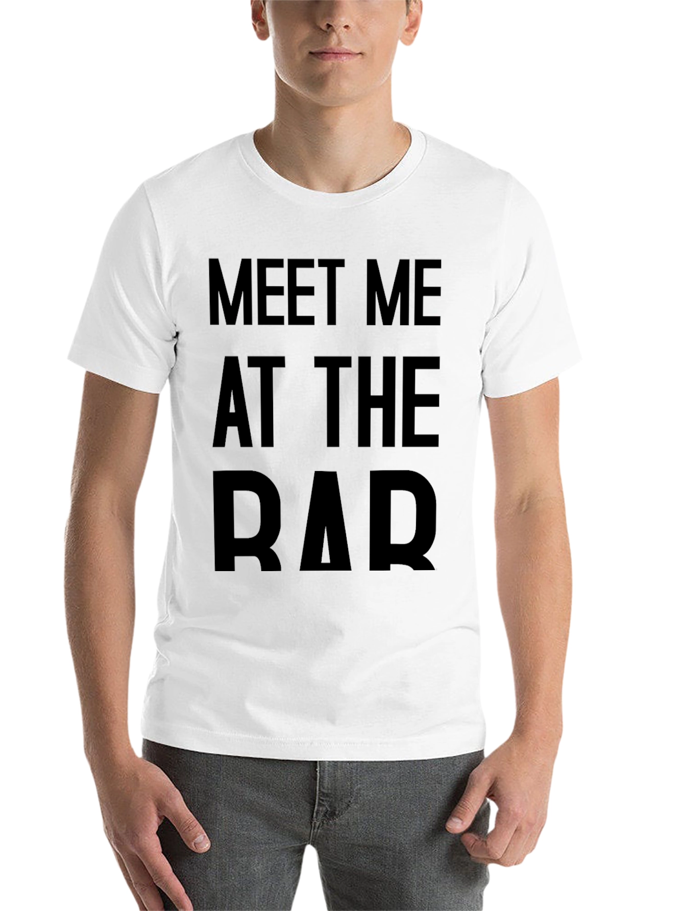 Black Meet Me At The Bar Graphic T-Shirt view 14