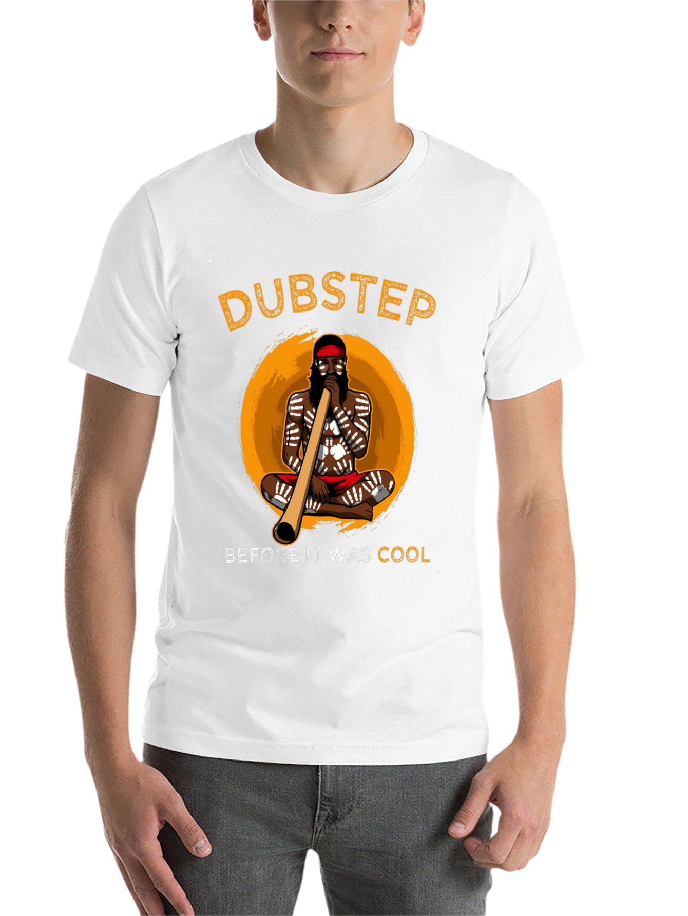 Black Dubstep Didgeridoo T-Shirt view 14