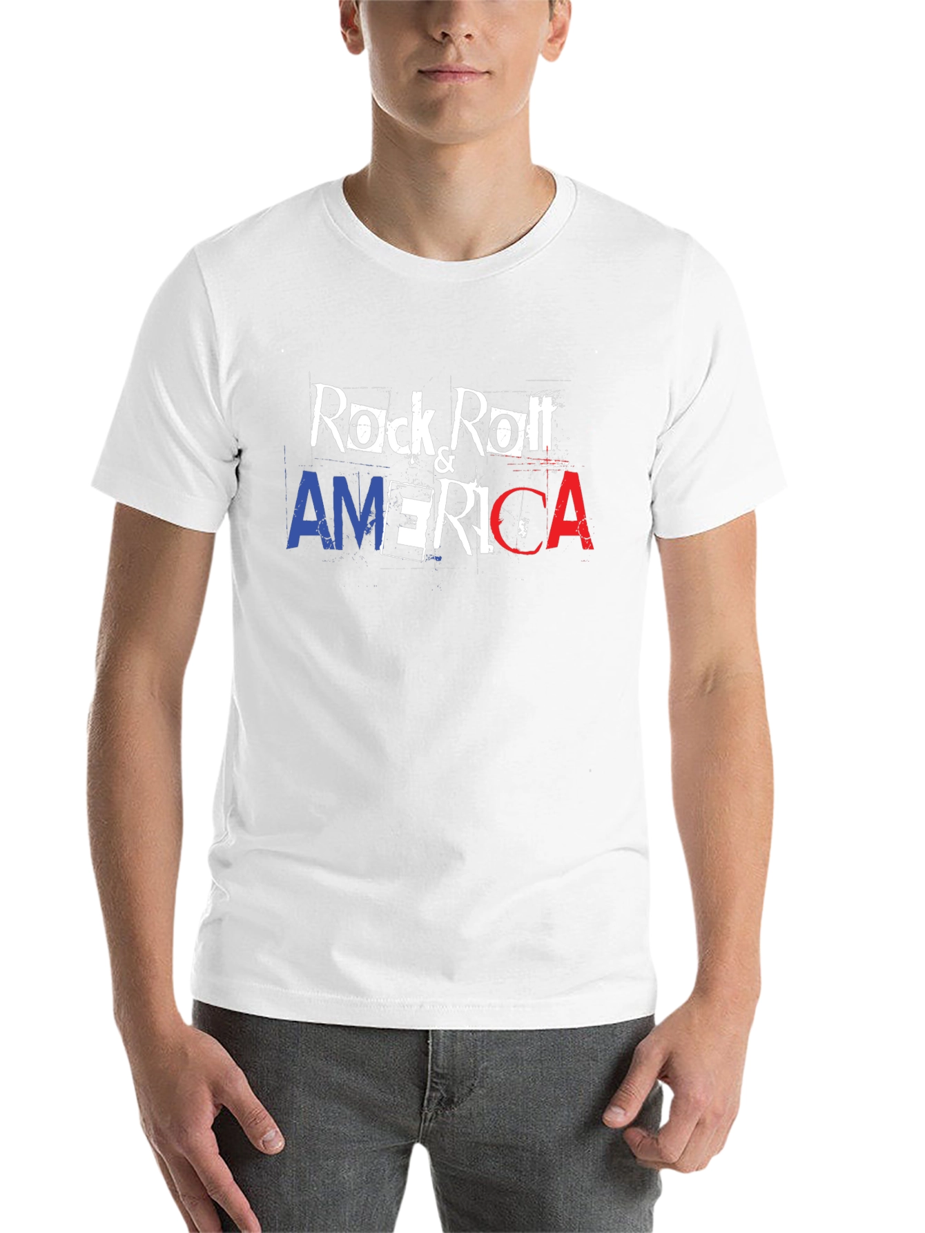 Black Rock & Roll America Graphic T-Shirt view 14