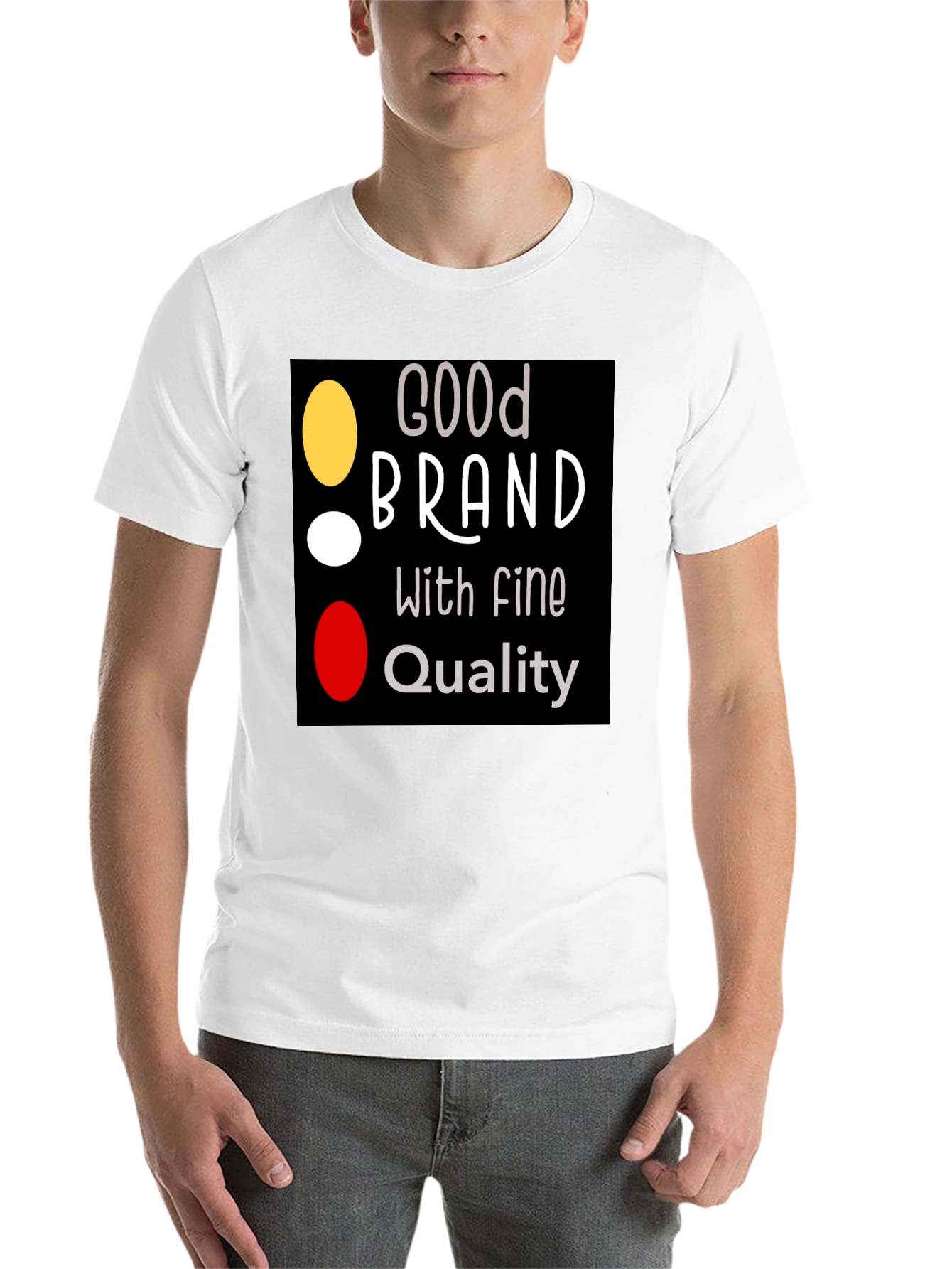 Black Good Brand Quality T-Shirt, Graphic Tee view 14