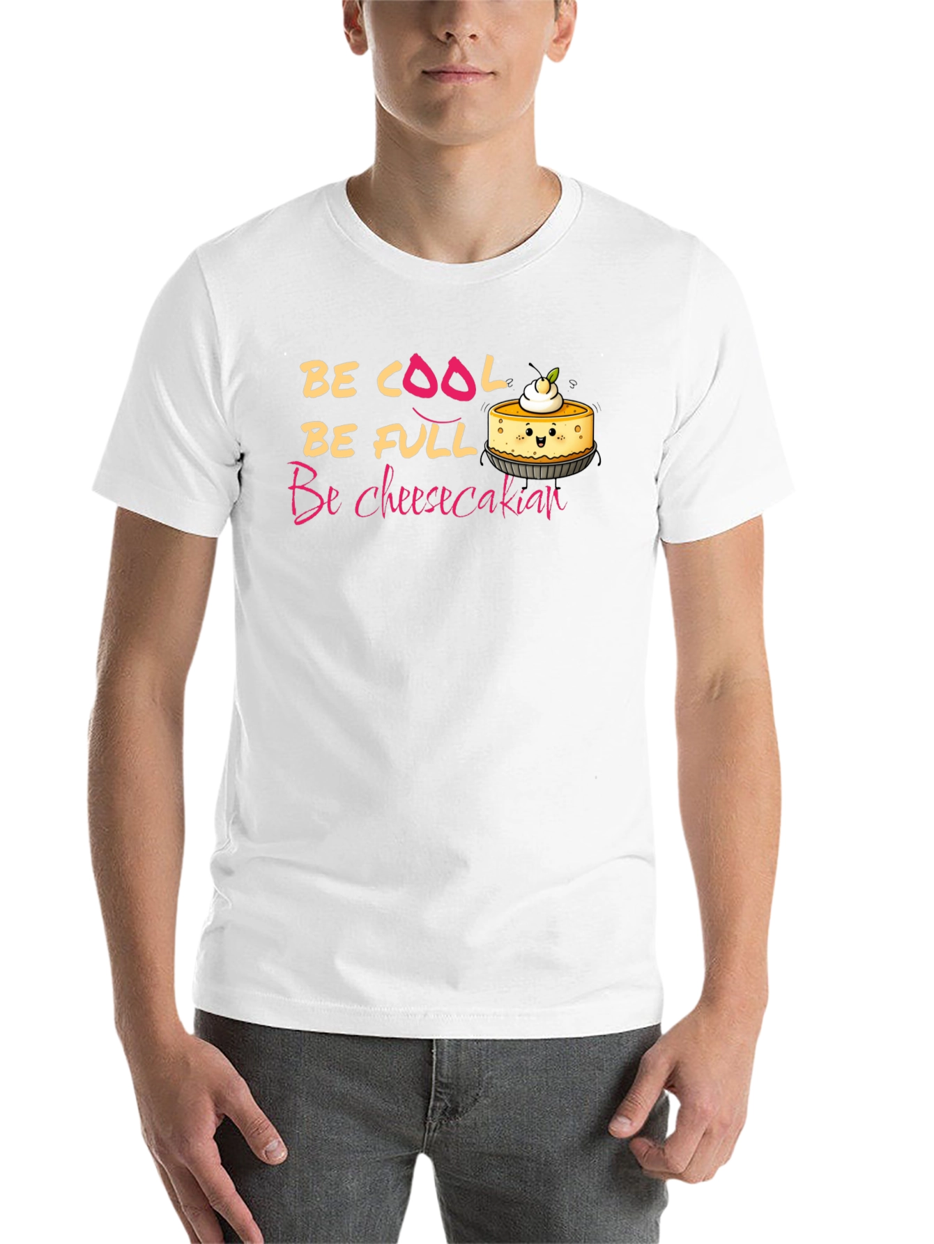 Black Be Cheesecakian T-Shirt - Cool, Full, and Fun! view 14