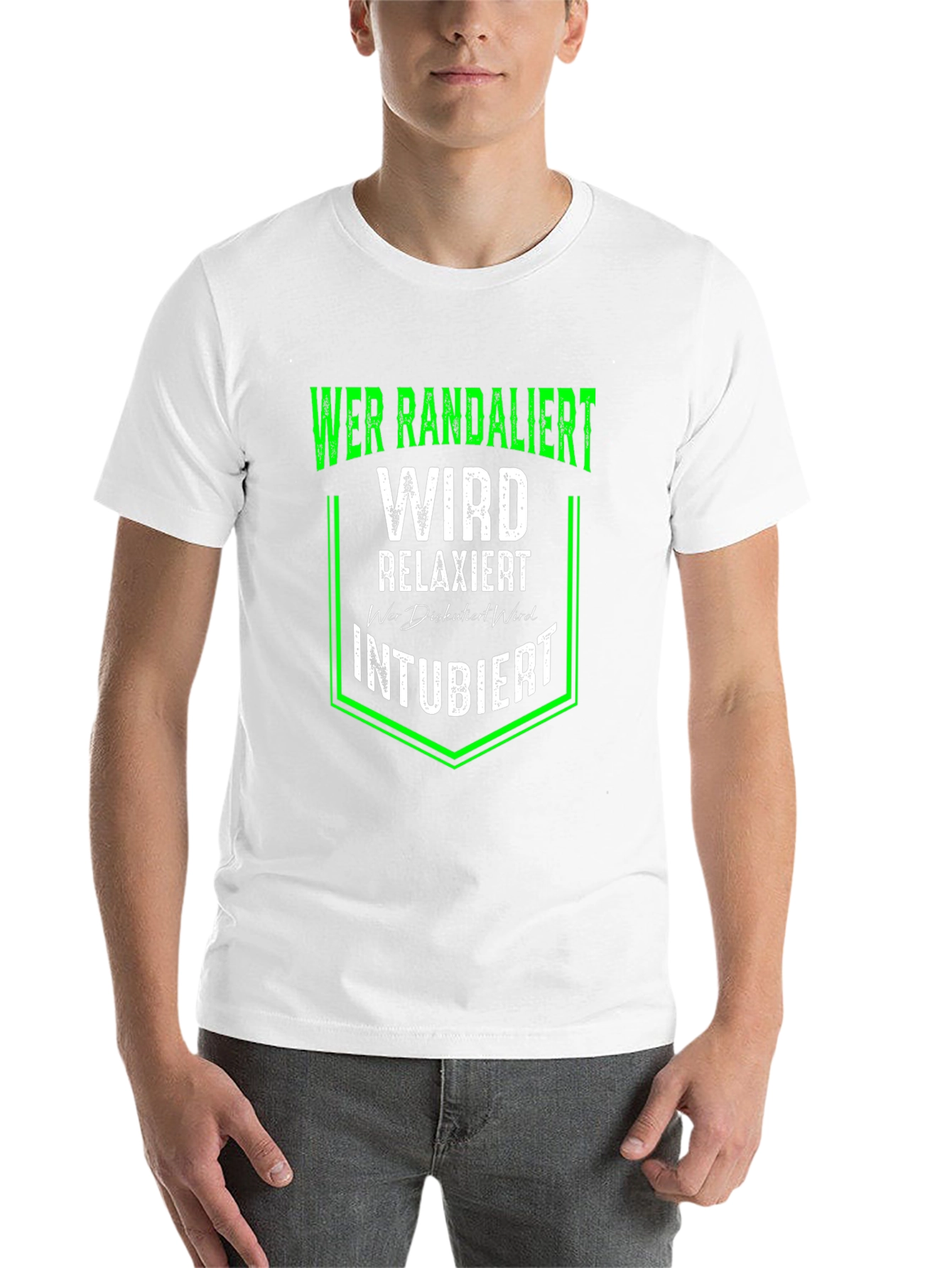 Wer Randaliert T-Shirt - Funny German Humor Tee - 14
