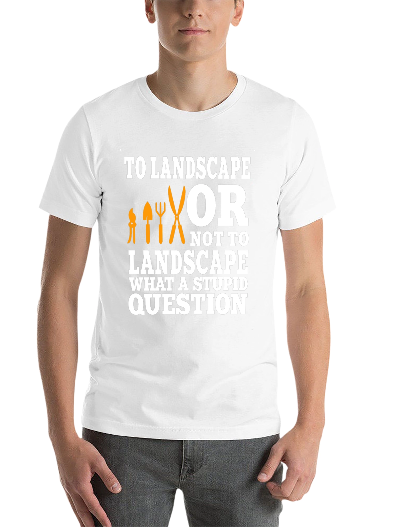 Black To Landscape T-Shirt - Gardener Humor view 14
