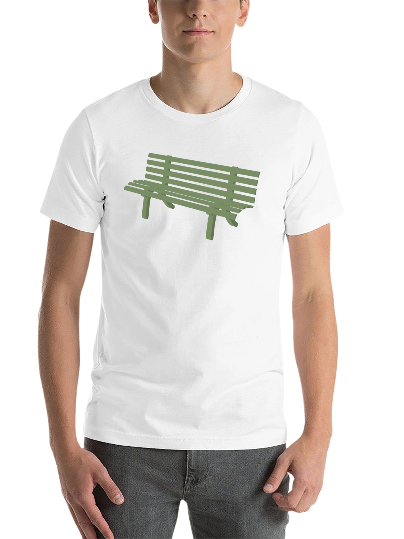 Black Bench Graphic Tee - Casual Comfort view 14