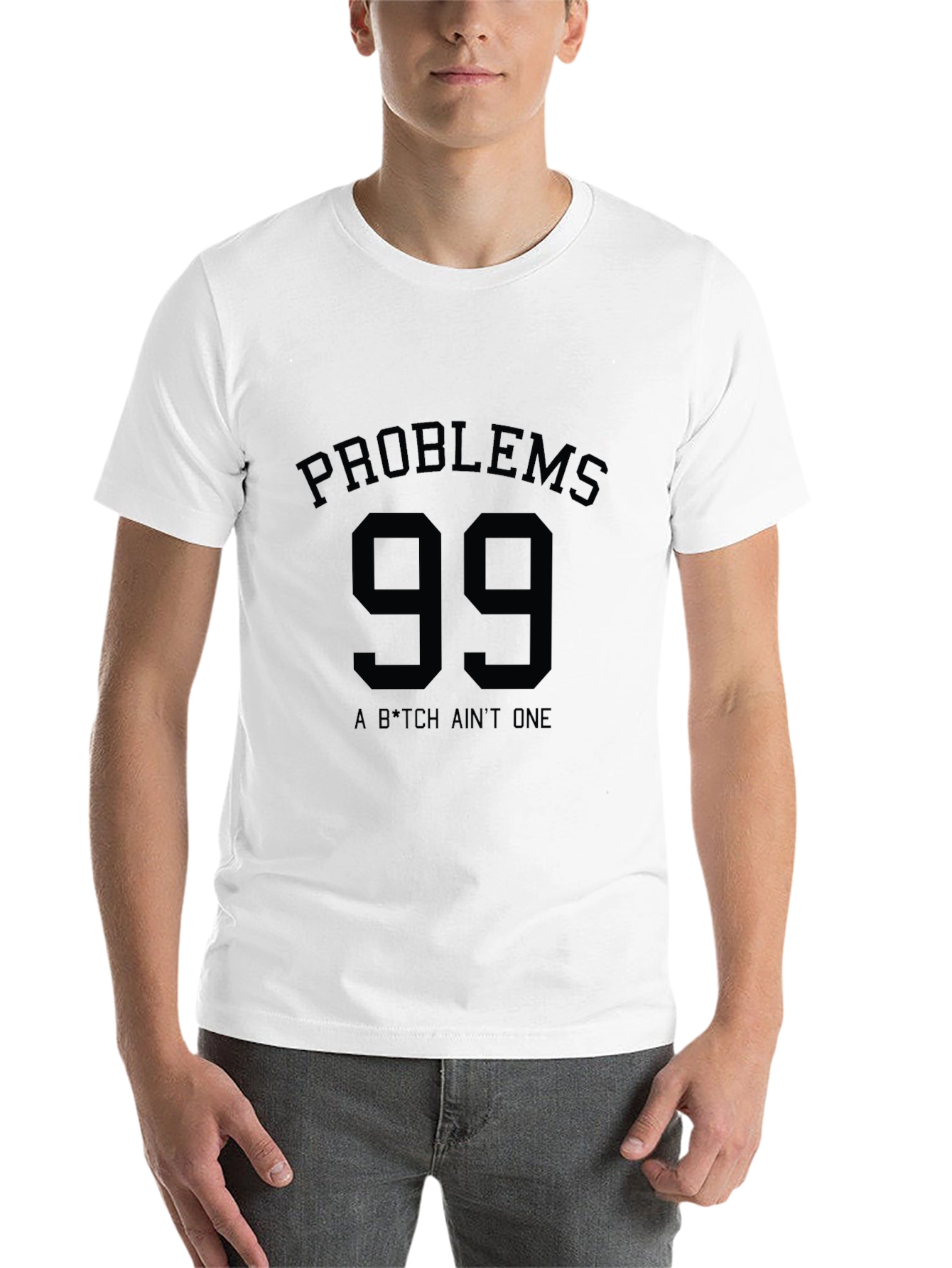 Black Problems 99 T-Shirt - Black Graphic Tee view 14