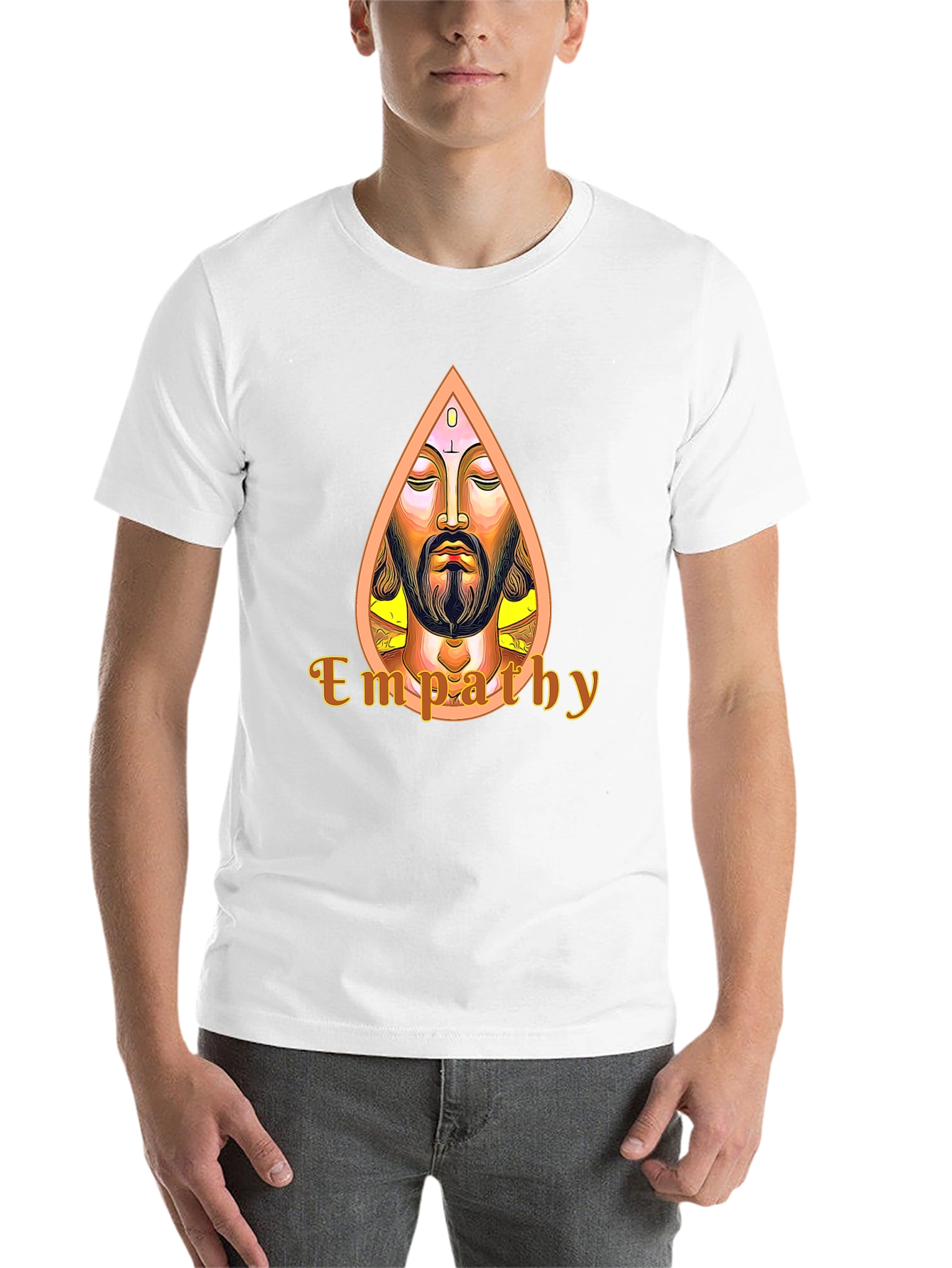Black Empathy Graphic Tee - Spiritual Art T-Shirt view 14