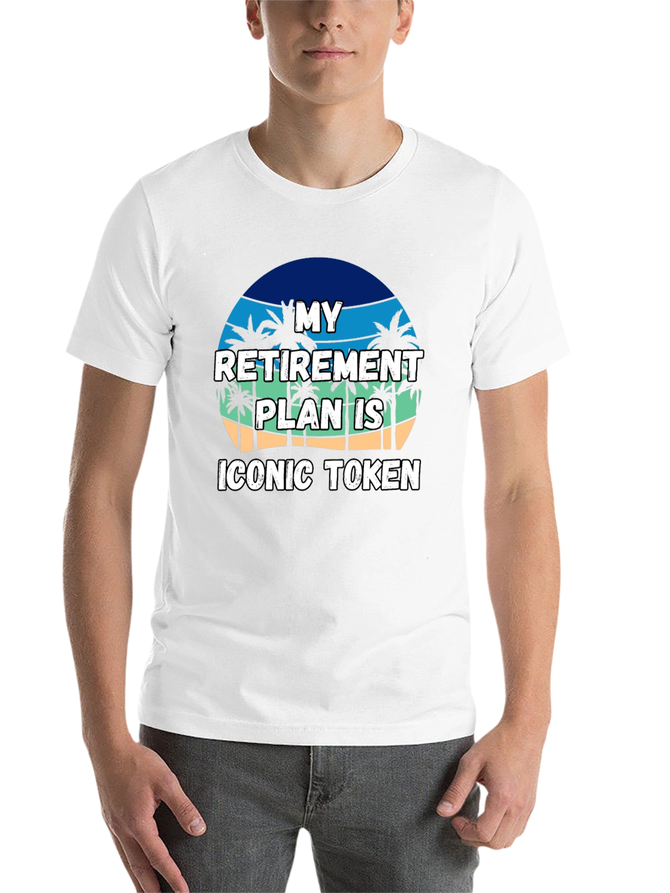 Black Retirement Plan Iconic Token T-Shirt view 14