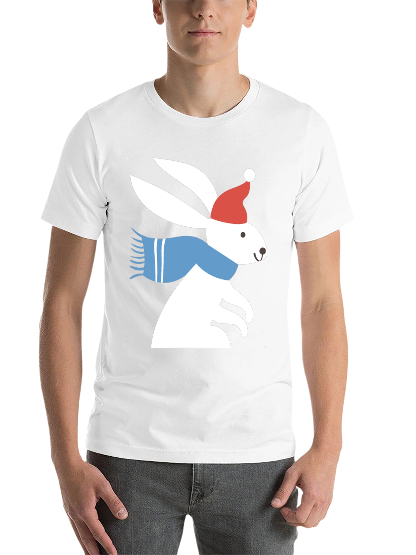 Festive Bunny Graphic Tee - 14