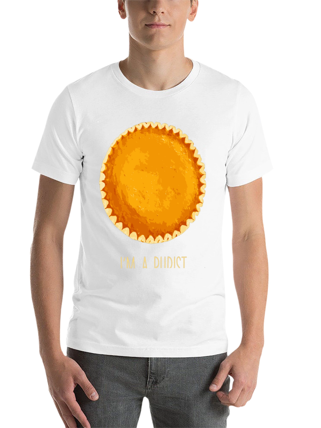 Black I'm a Diidist Pumpkin Pie T-Shirt view 14