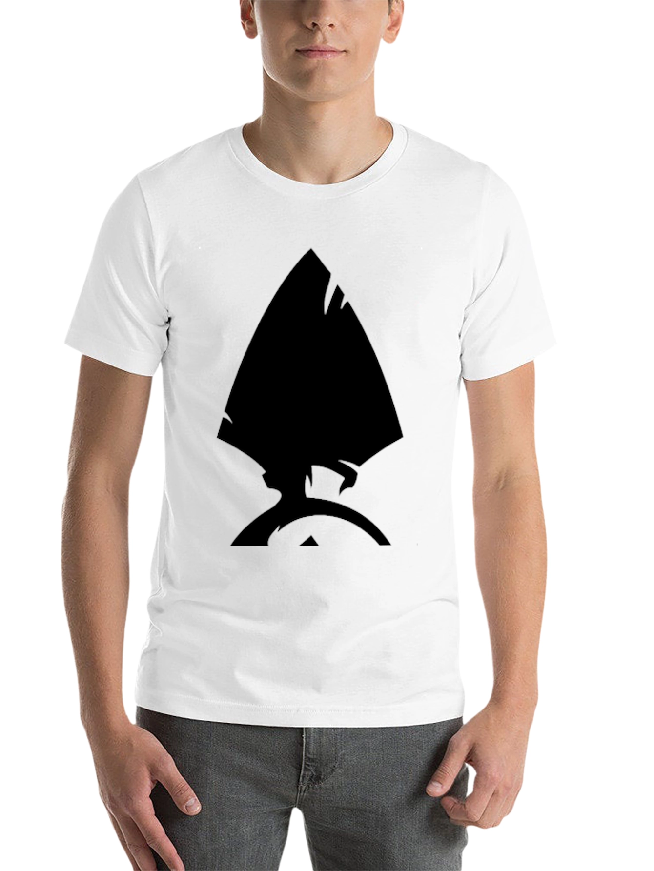 Ace Spade Graphic Tee - Black Casual T-Shirt - 14