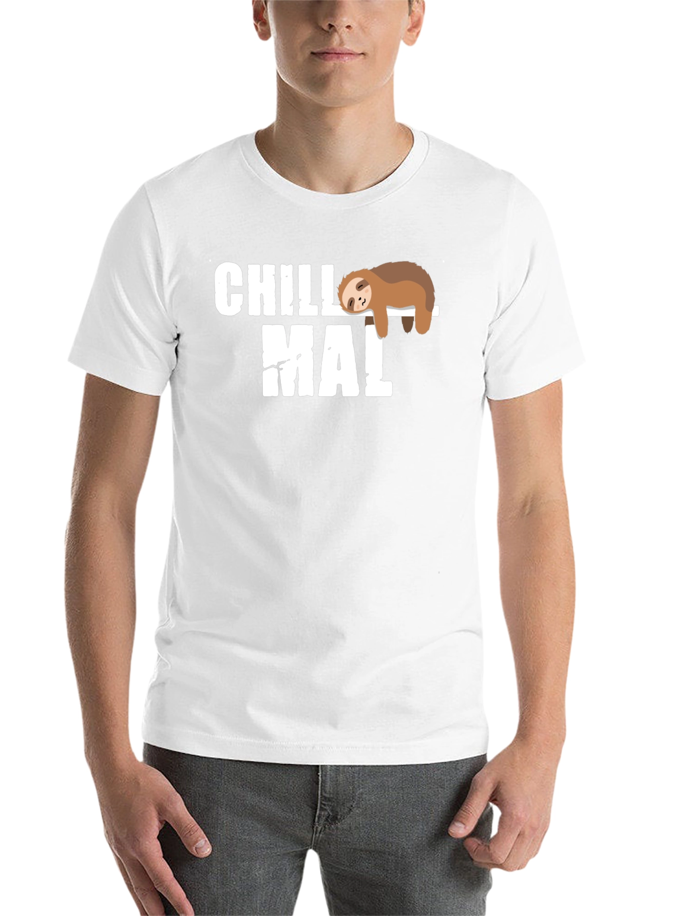 Black Chill Mal Sloth T-Shirt - Relaxed Fit view 14