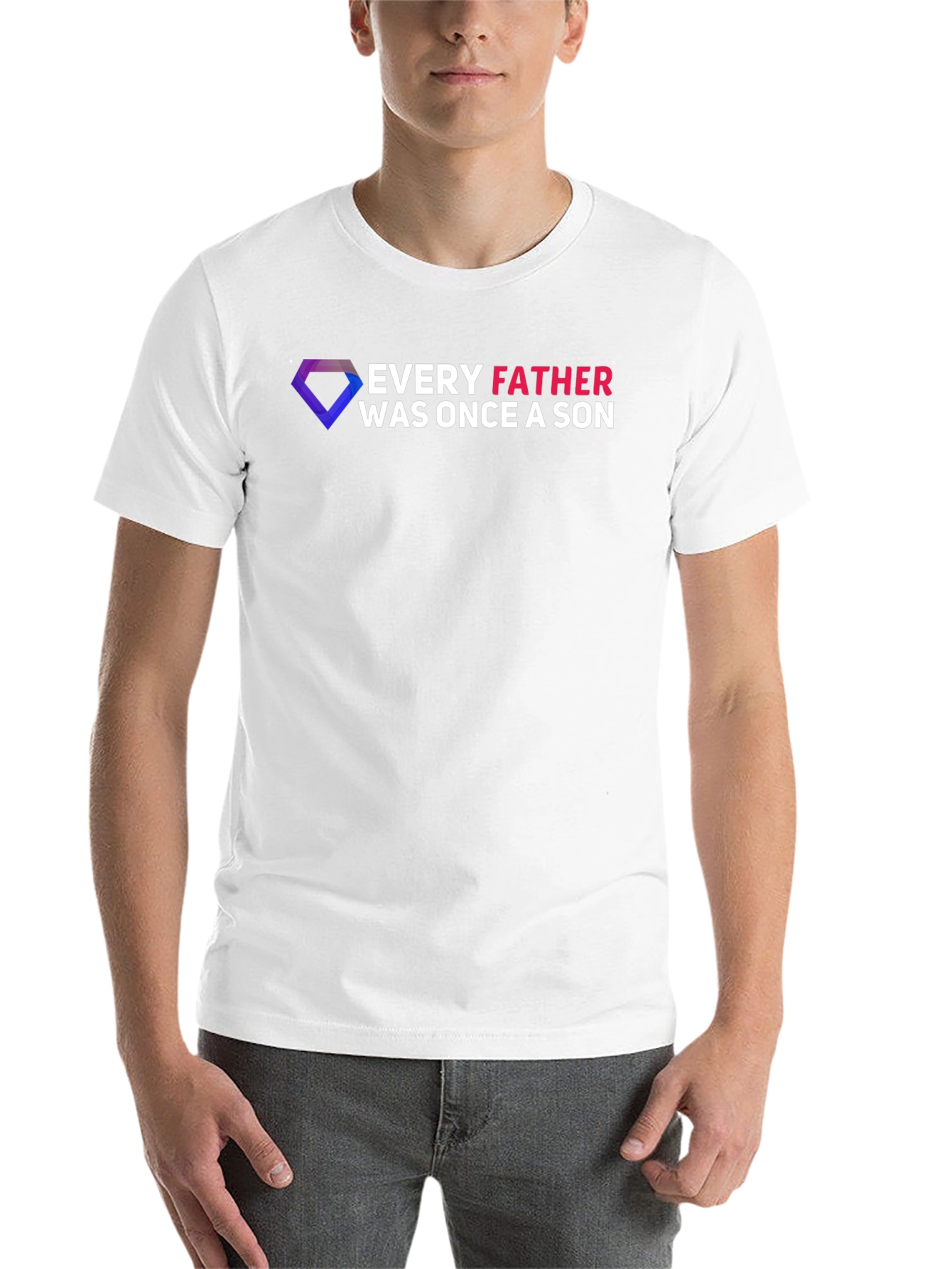 Black Every Father Was Once a Son T-Shirt view 14