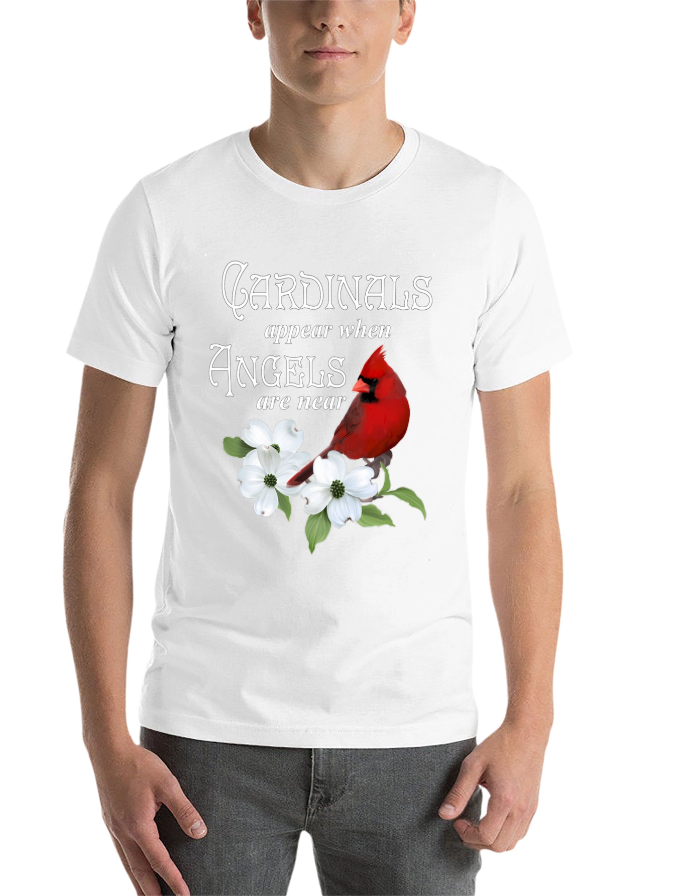 Black Cardinals Appear When Angels Are Near T-Shirt view 14