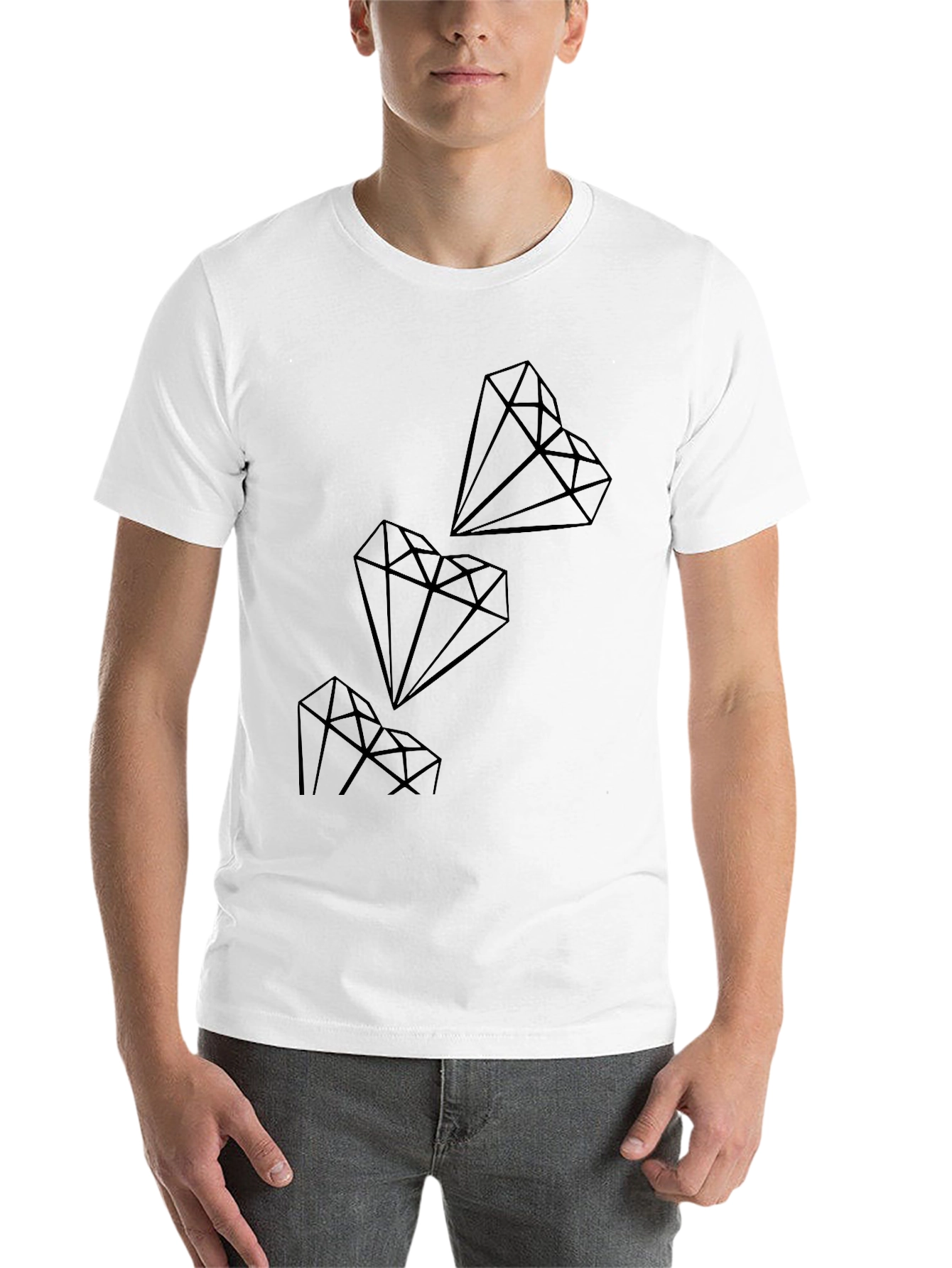 Black Diamond Graphic Black T-Shirt view 14