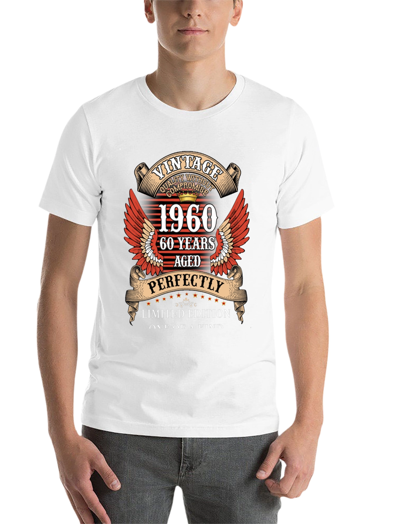 Black Vintage 1960 Limited Edition Graphic T-Shirt view 14